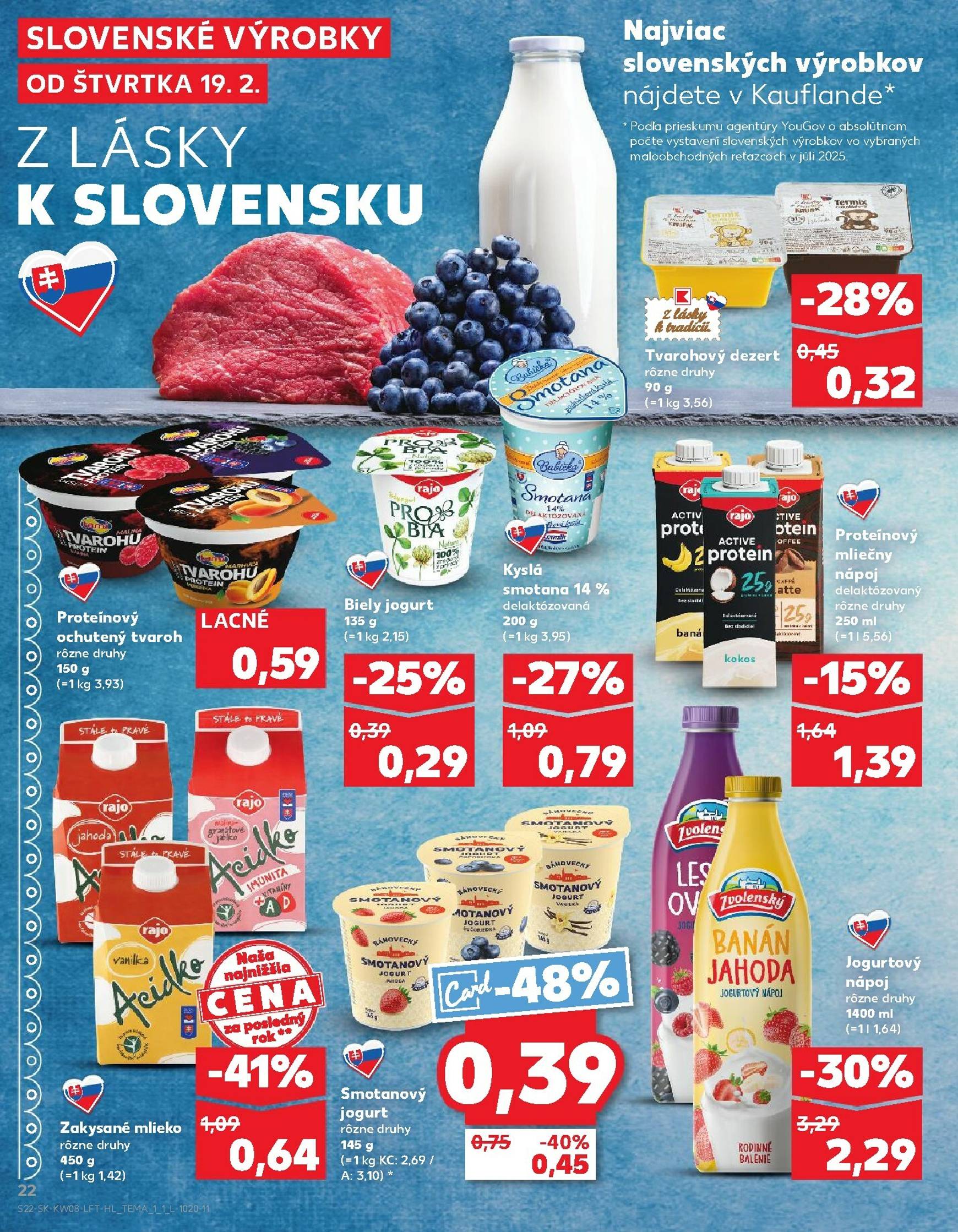 Page 22 of Aktuálny kaufland leták platný od štvrtka 19.02 do 25.02