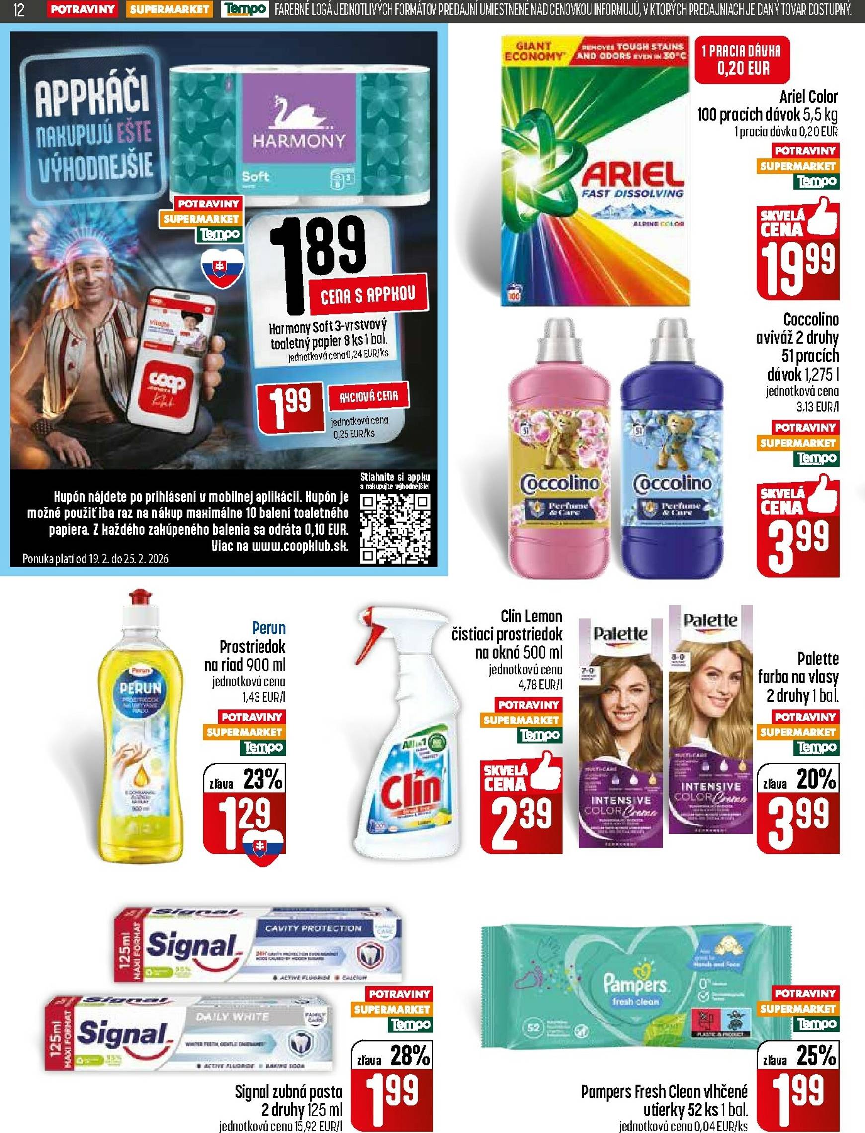 Page 12 of Aktuálny coop-jednota leták platný od štvrtka 19.02 do 25.02