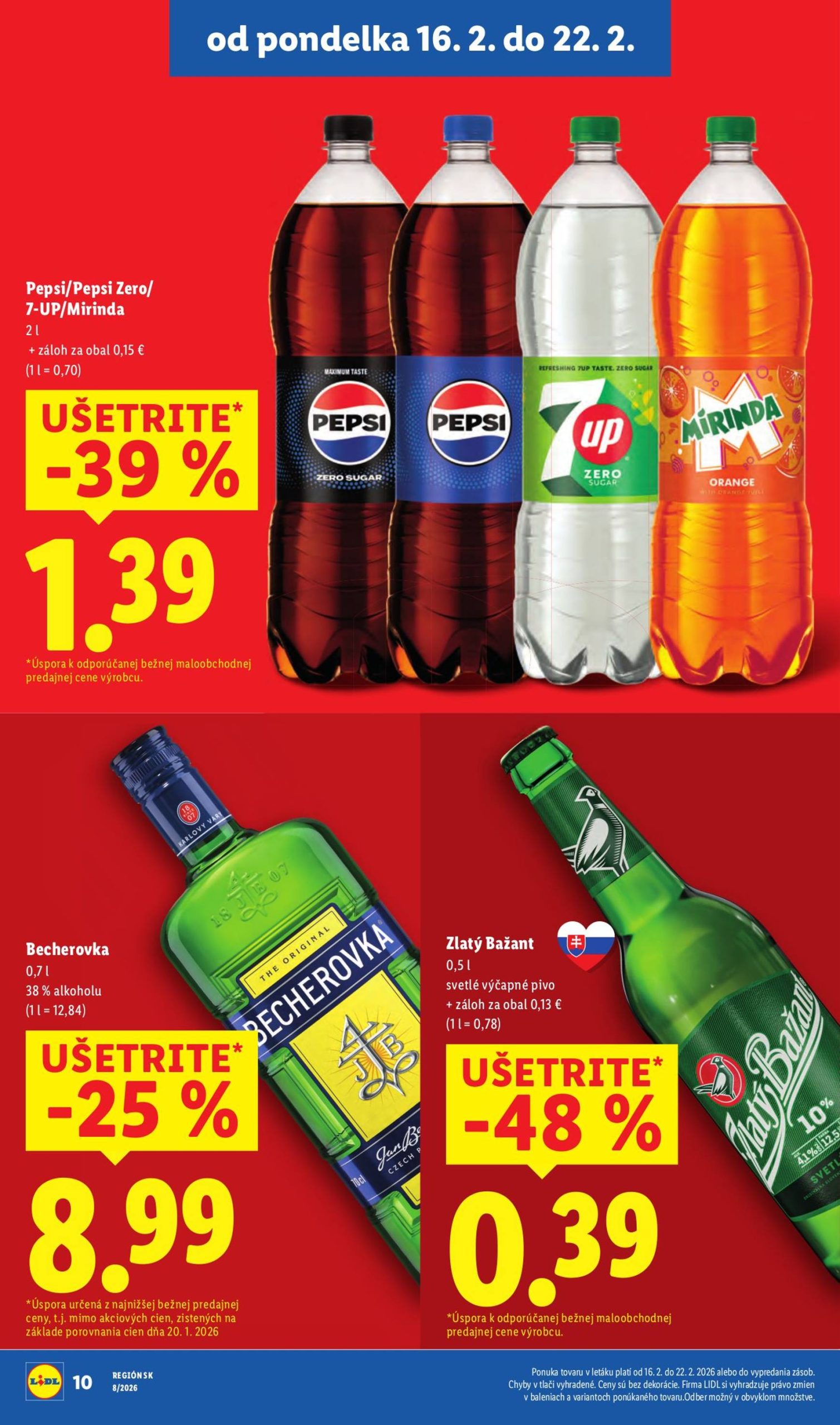 Page 10 of Aktuálny lidl leták platný od štvrtka 19.02 do 22.02