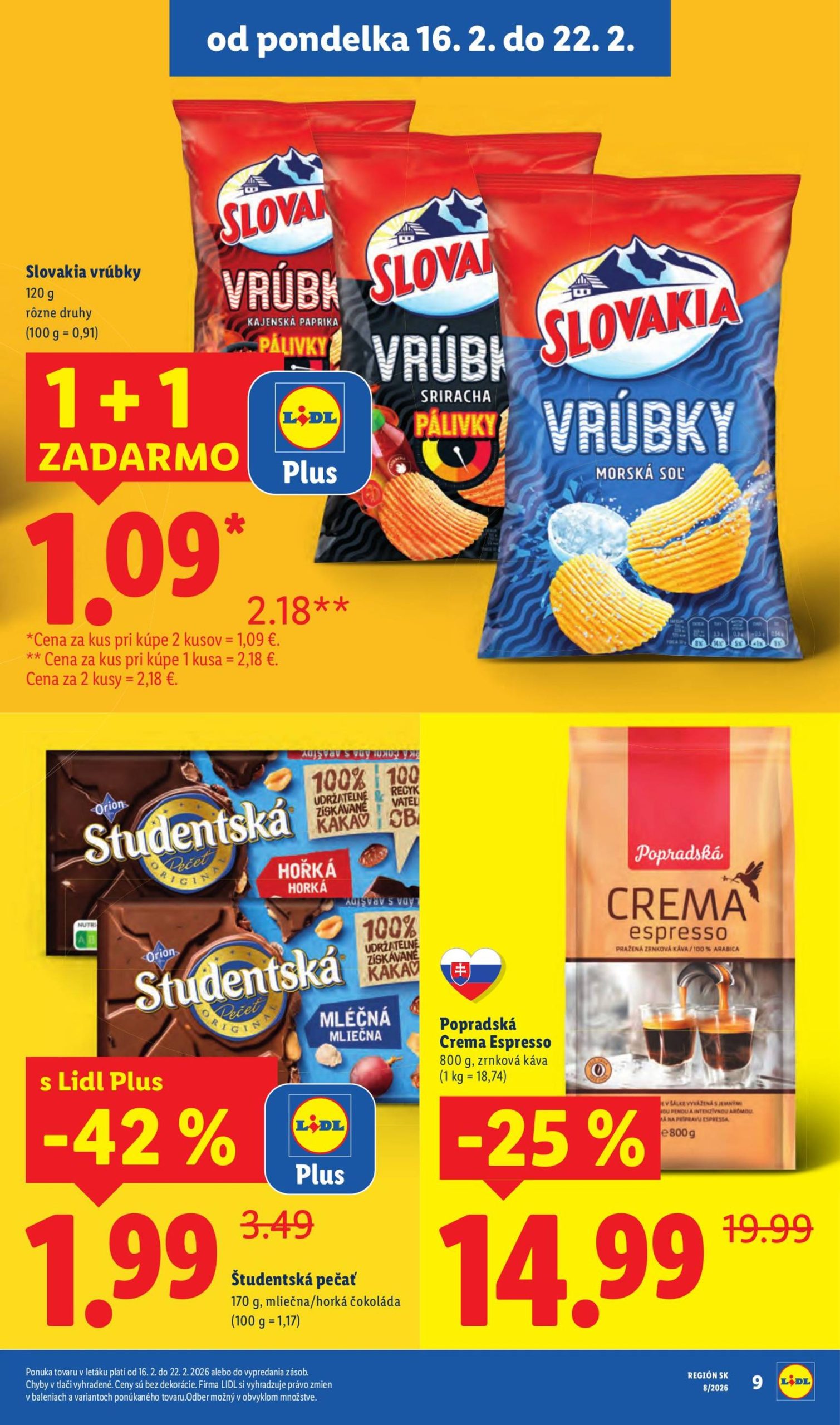 Page 9 of Aktuálny lidl leták platný od štvrtka 19.02 do 22.02
