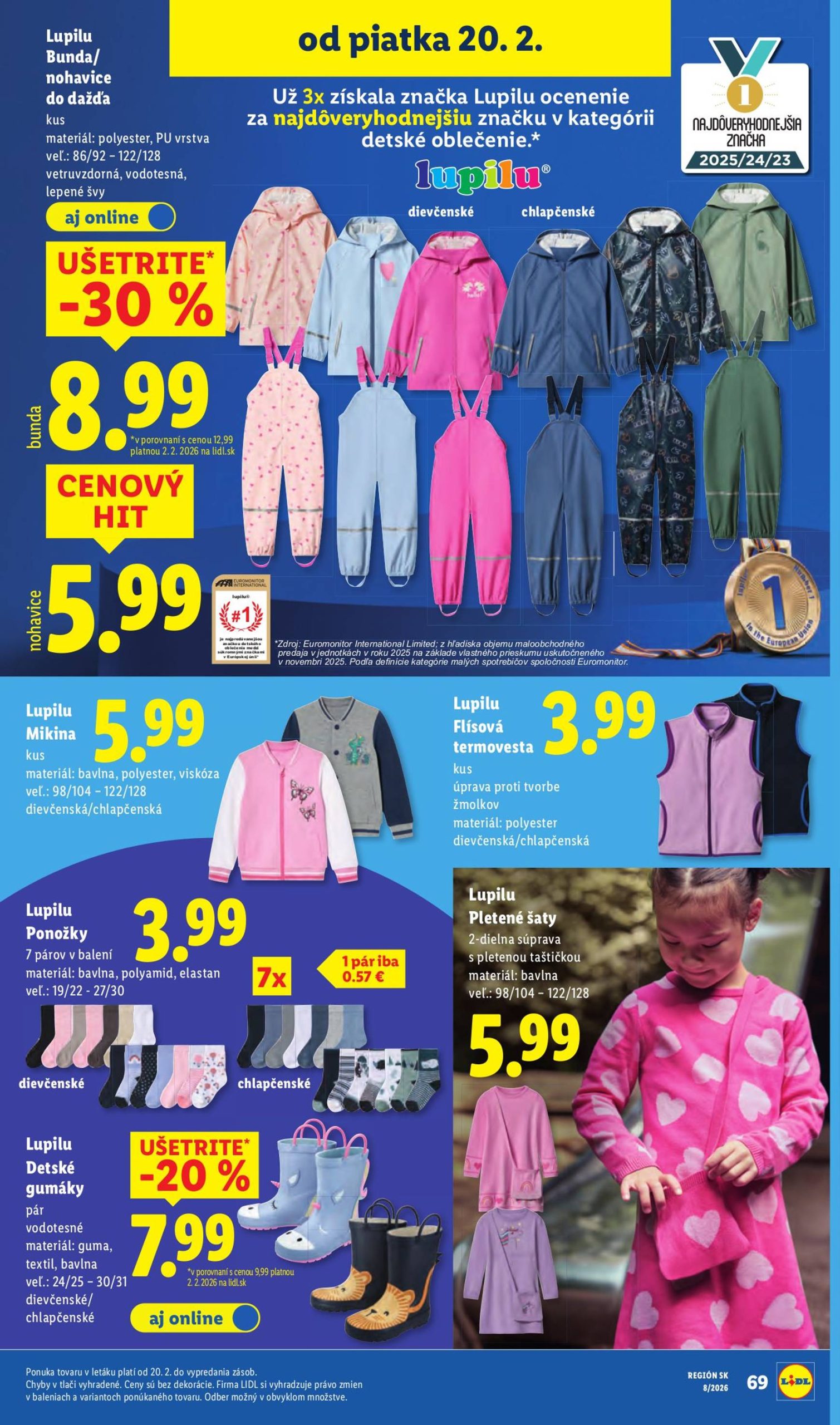 Page 40 of Aktuálny lidl leták platný od štvrtka 19.02 do 22.02