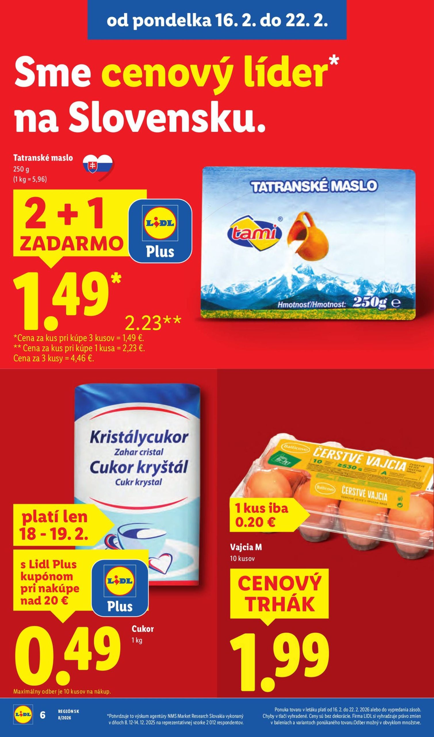 Page 6 of Aktuálny lidl leták platný od štvrtka 19.02 do 22.02