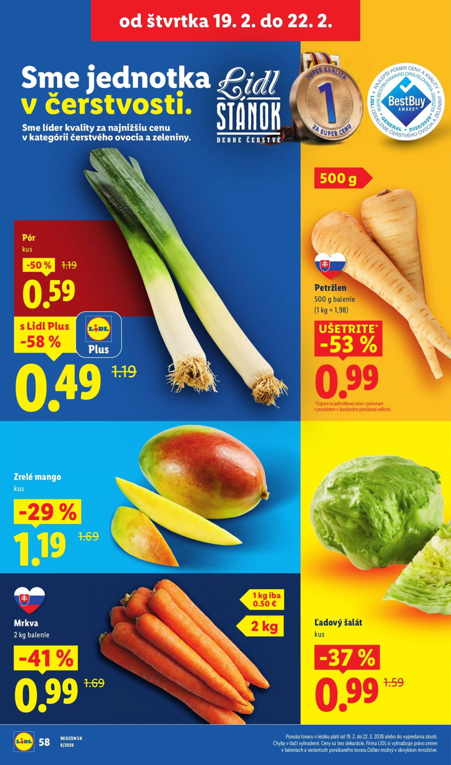 Page 16 of Aktuálny lidl leták platný od štvrtka 19.02 do 22.02