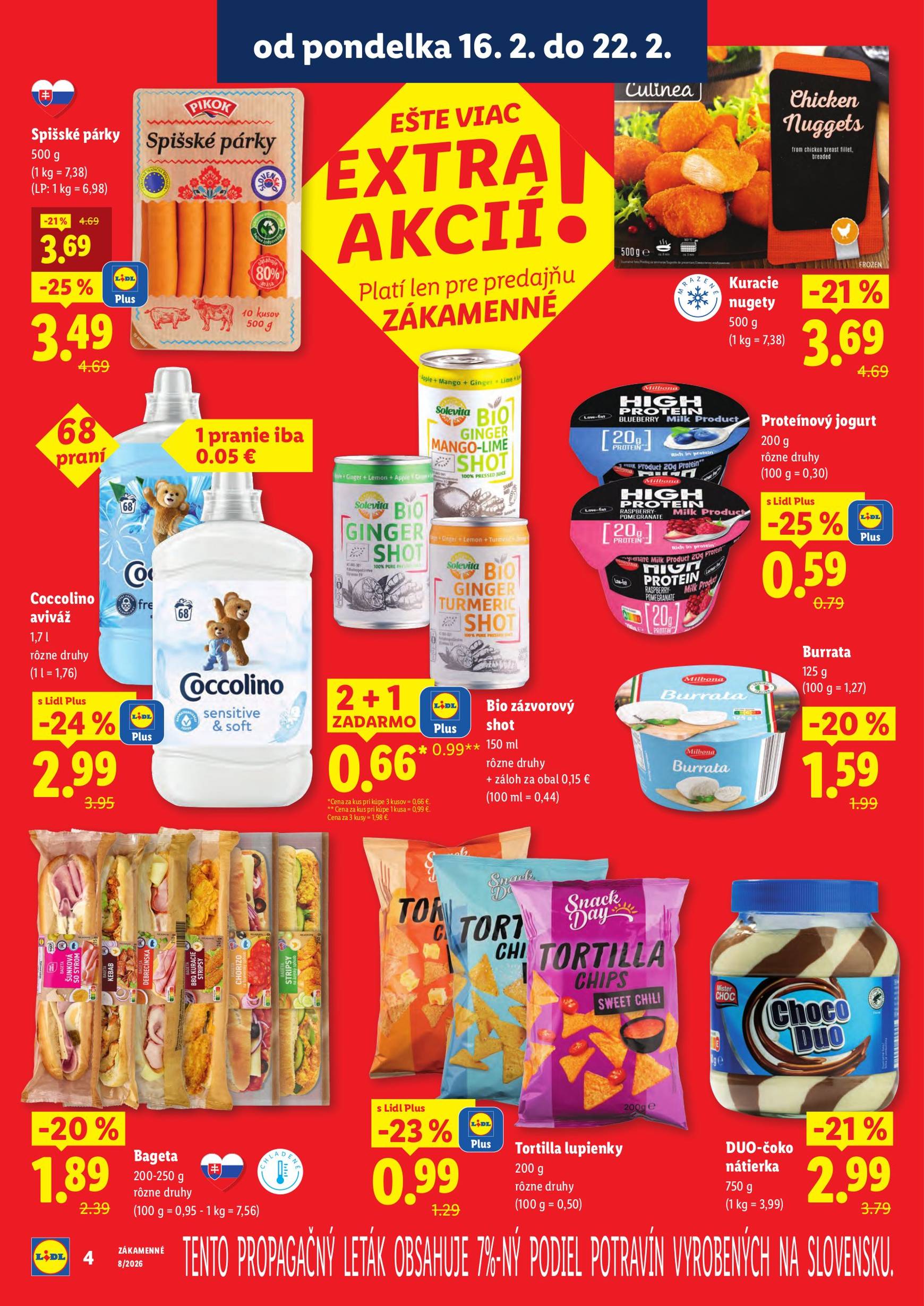 Page 4 of Aktuálny lidl leták platný od pondelka 16.02 do 22.02