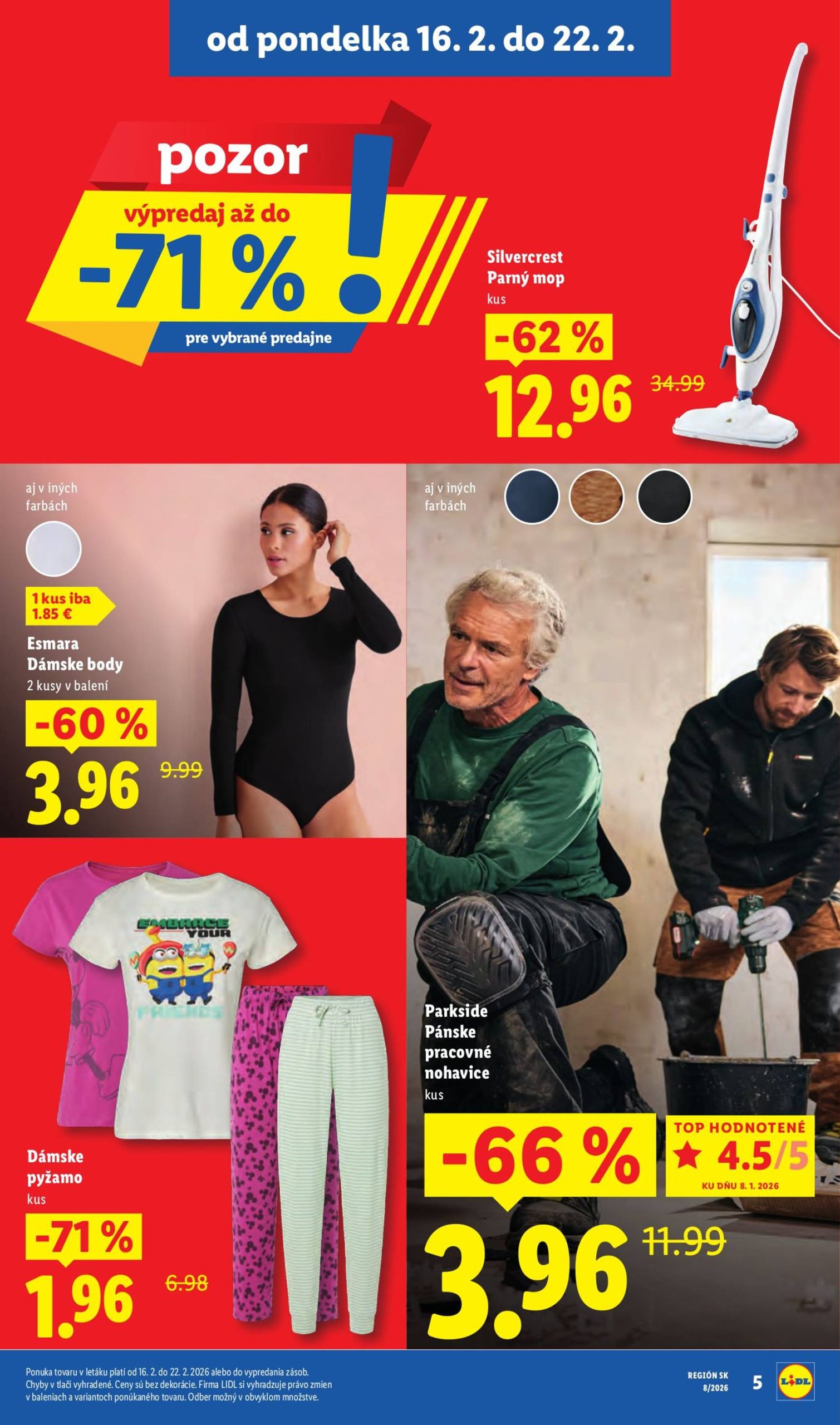 Page 6 of Aktuálny lidl leták platný od pondelka 16.02 do 22.02