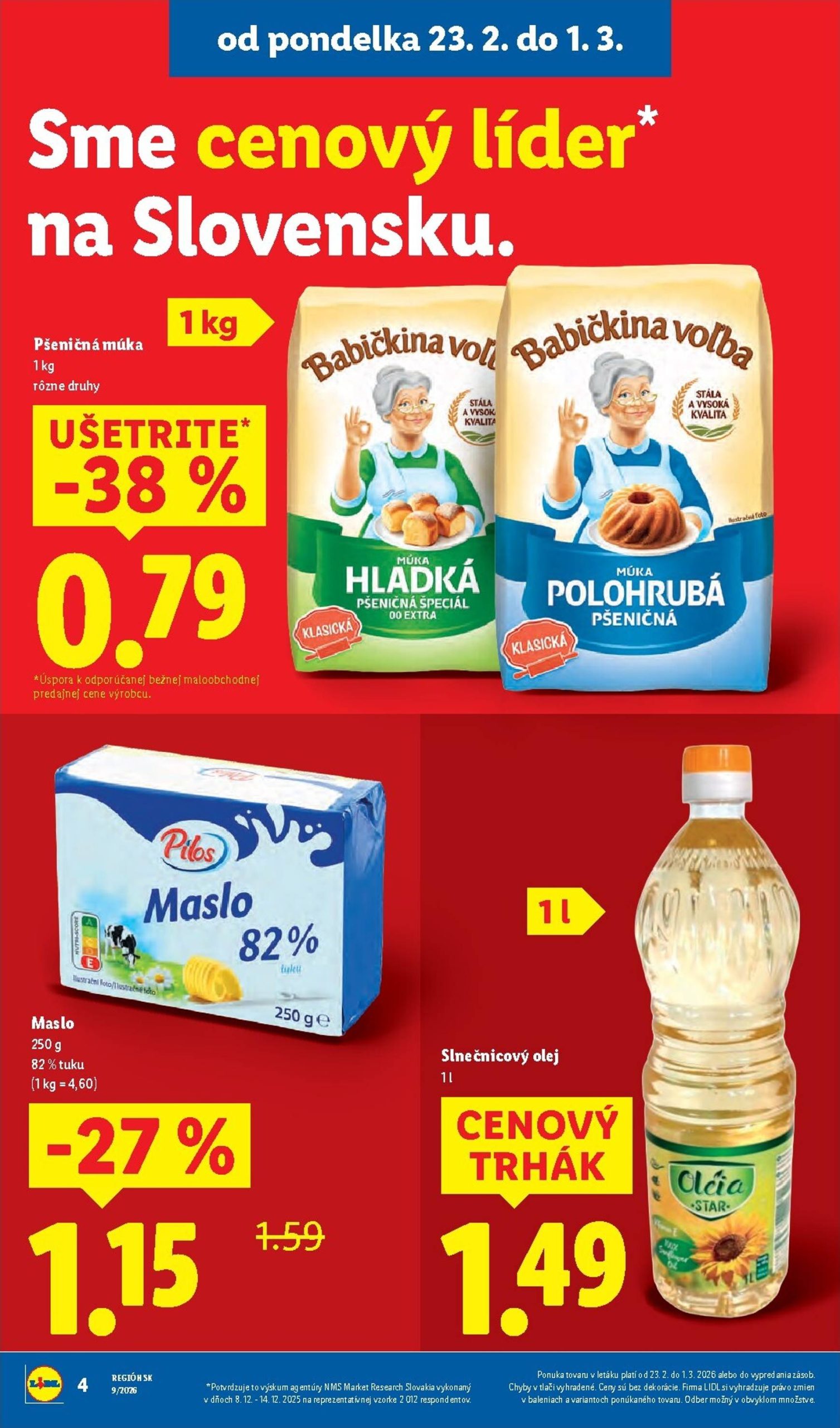 Page 4 of Aktuálny lidl leták platný od pondelka 23.02 do 01.03