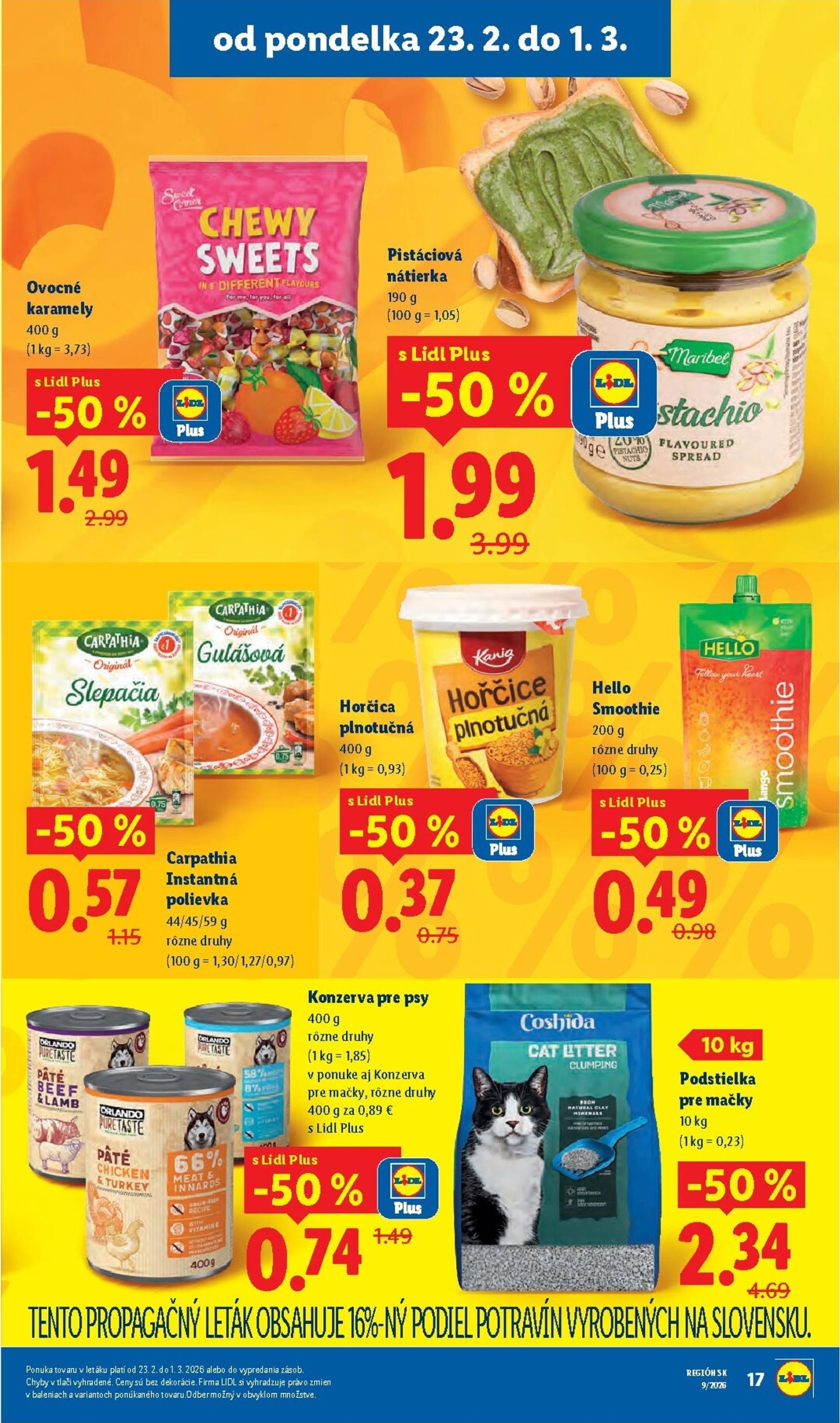 Page 19 of Aktuálny lidl leták platný od pondelka 23.02 do 01.03