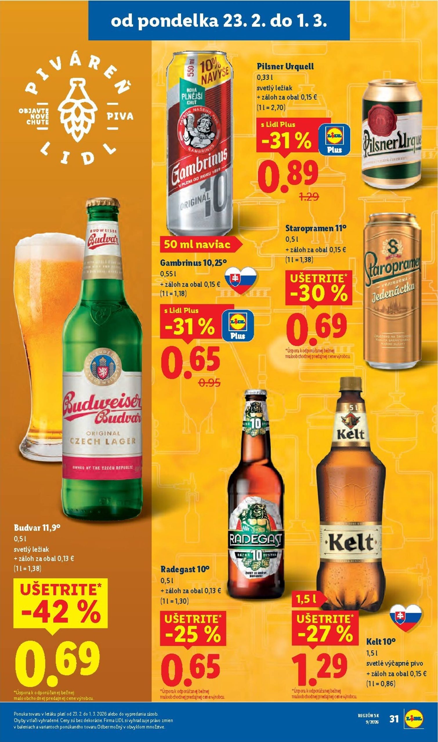 Page 37 of Aktuálny lidl leták platný od pondelka 23.02 do 01.03