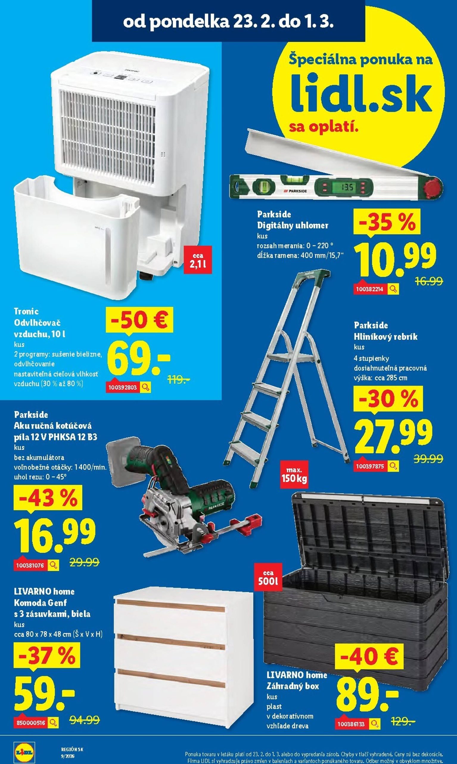 Page 56 of Aktuálny lidl leták platný od pondelka 23.02 do 01.03