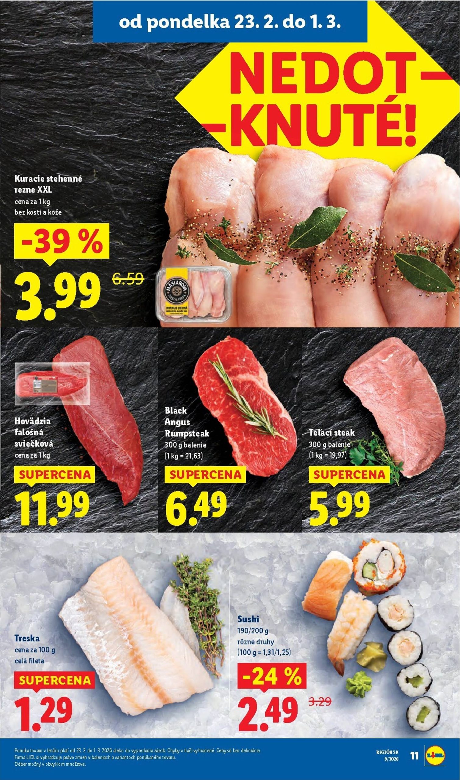 Page 11 of Aktuálny lidl leták platný od pondelka 23.02 do 01.03