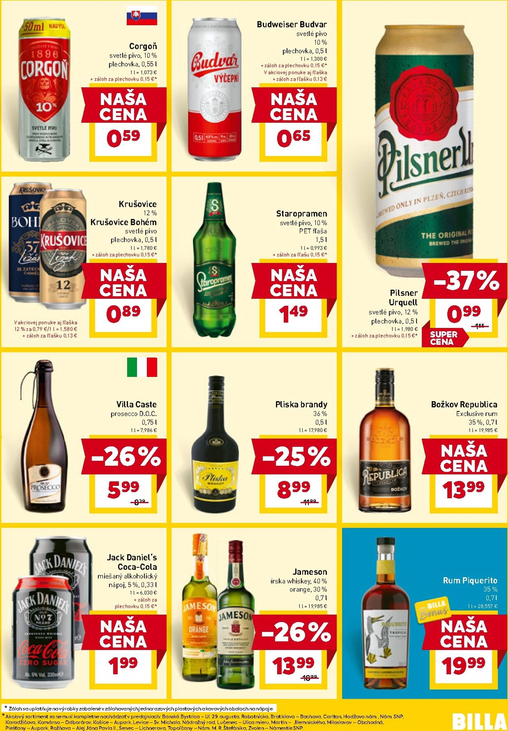 Page 21 of Aktuálny billa leták platný od stredy 25.02 do 03.03