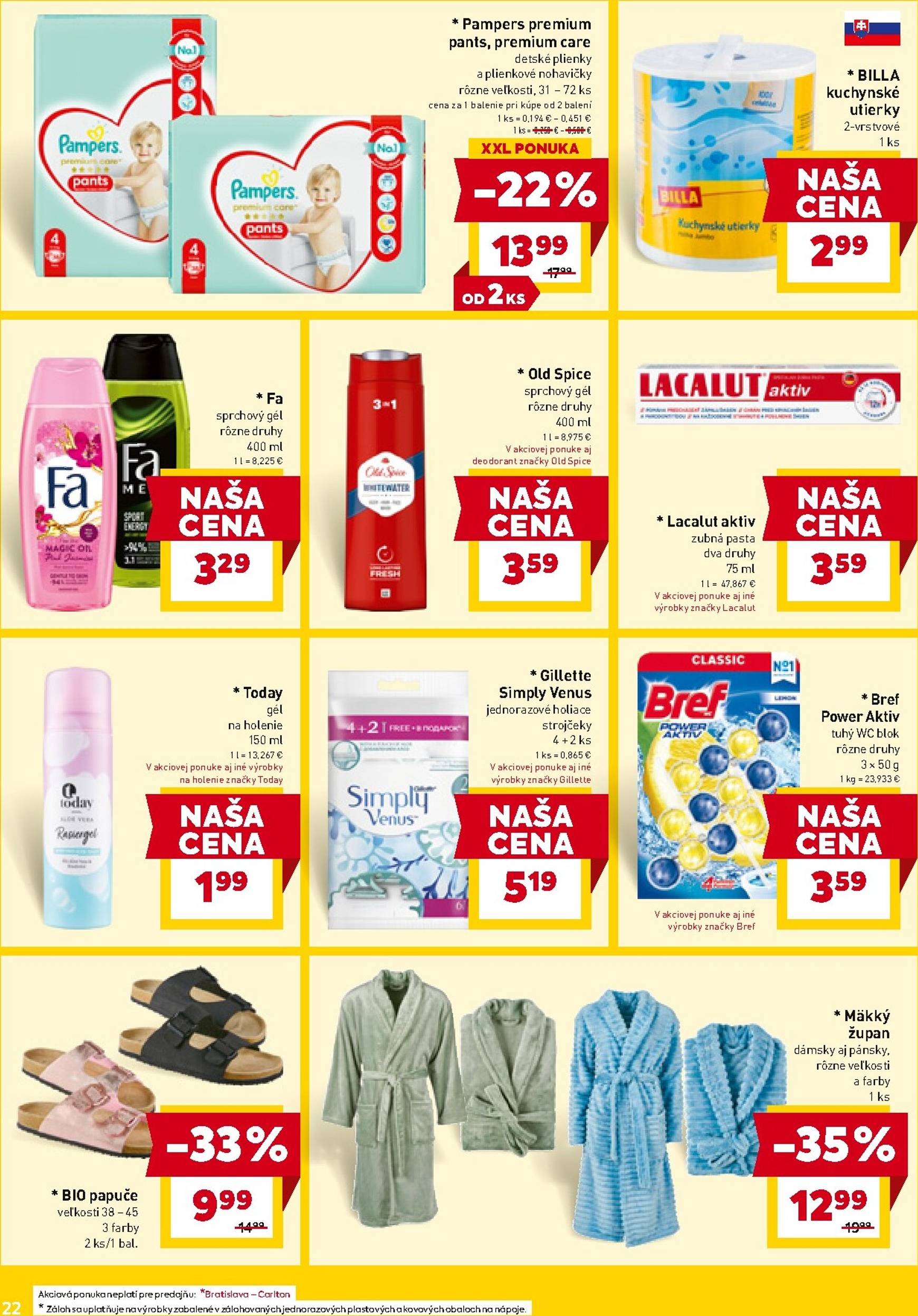 Page 22 of Aktuálny billa leták platný od stredy 25.02 do 03.03
