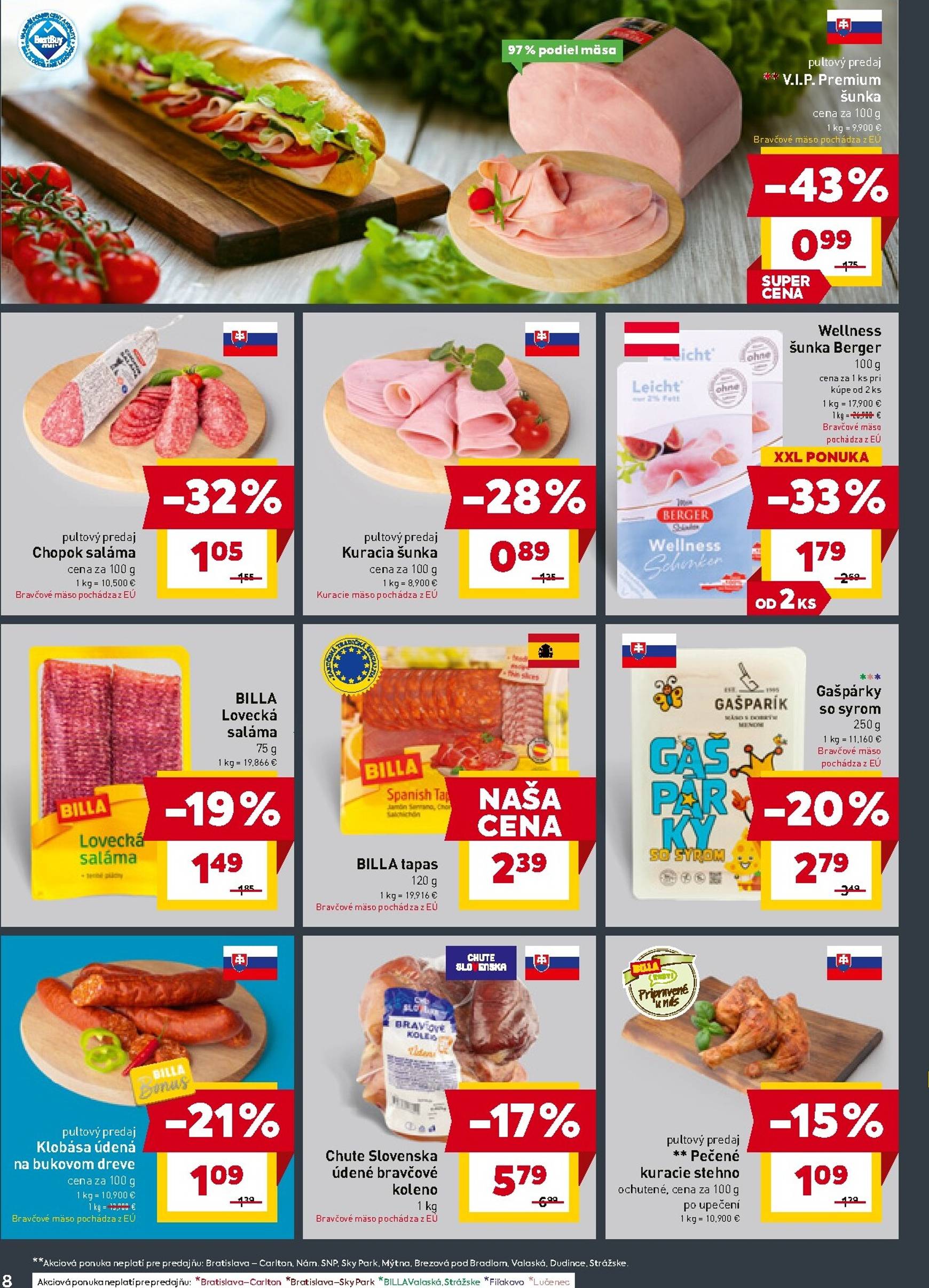 Page 8 of Aktuálny billa leták platný od stredy 25.02 do 03.03