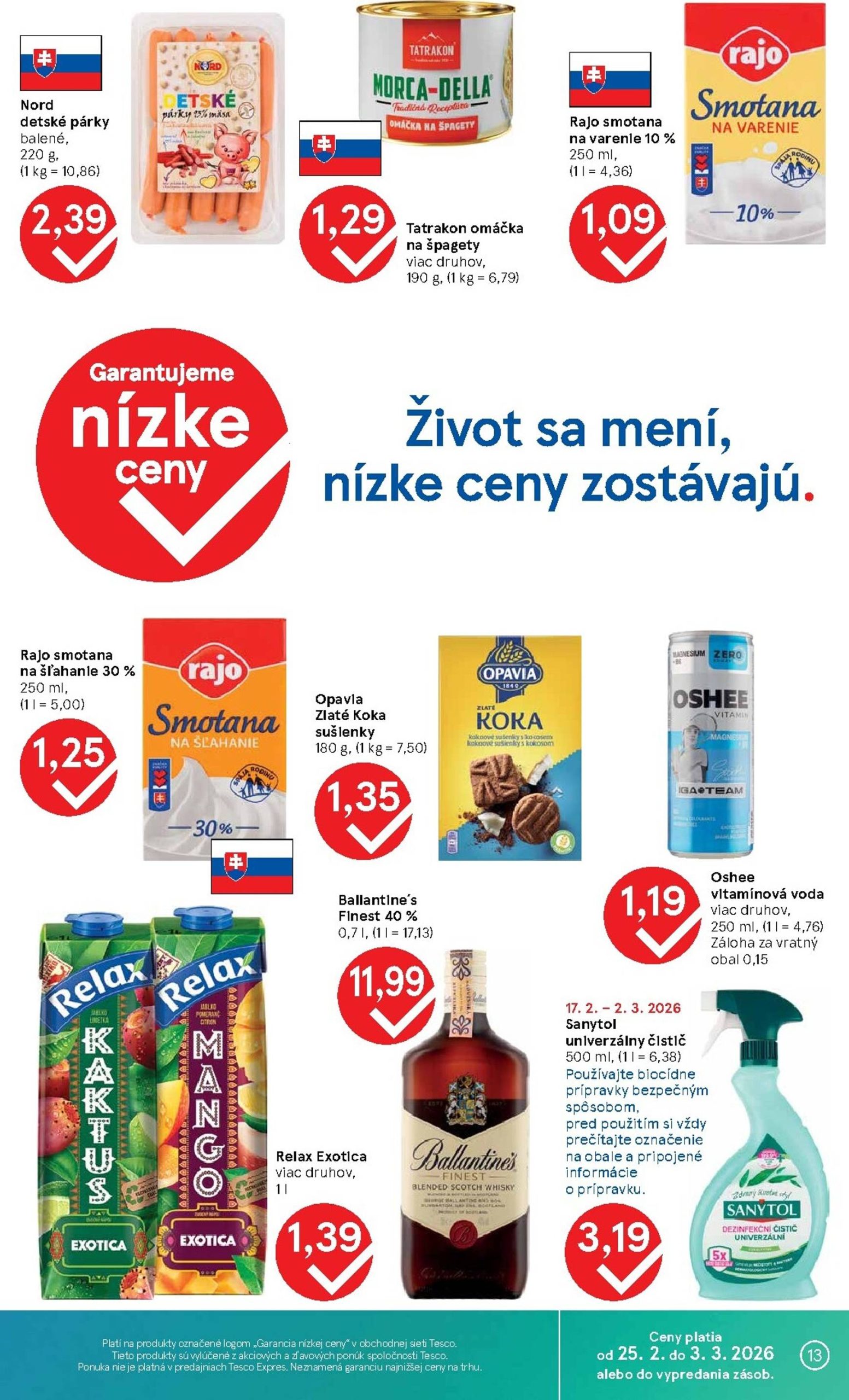 Page 13 of Aktuálny tesco leták platný od stredy 25.02 do 03.03