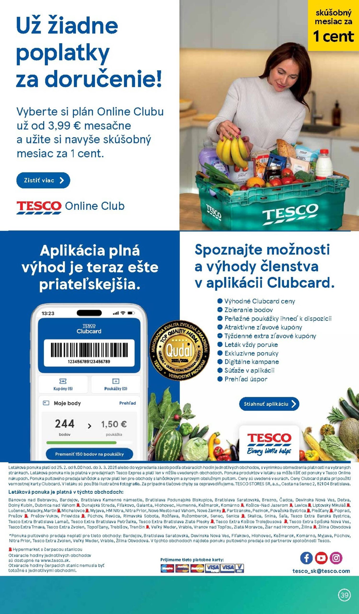 Page 39 of Aktuálny tesco leták platný od stredy 25.02 do 03.03