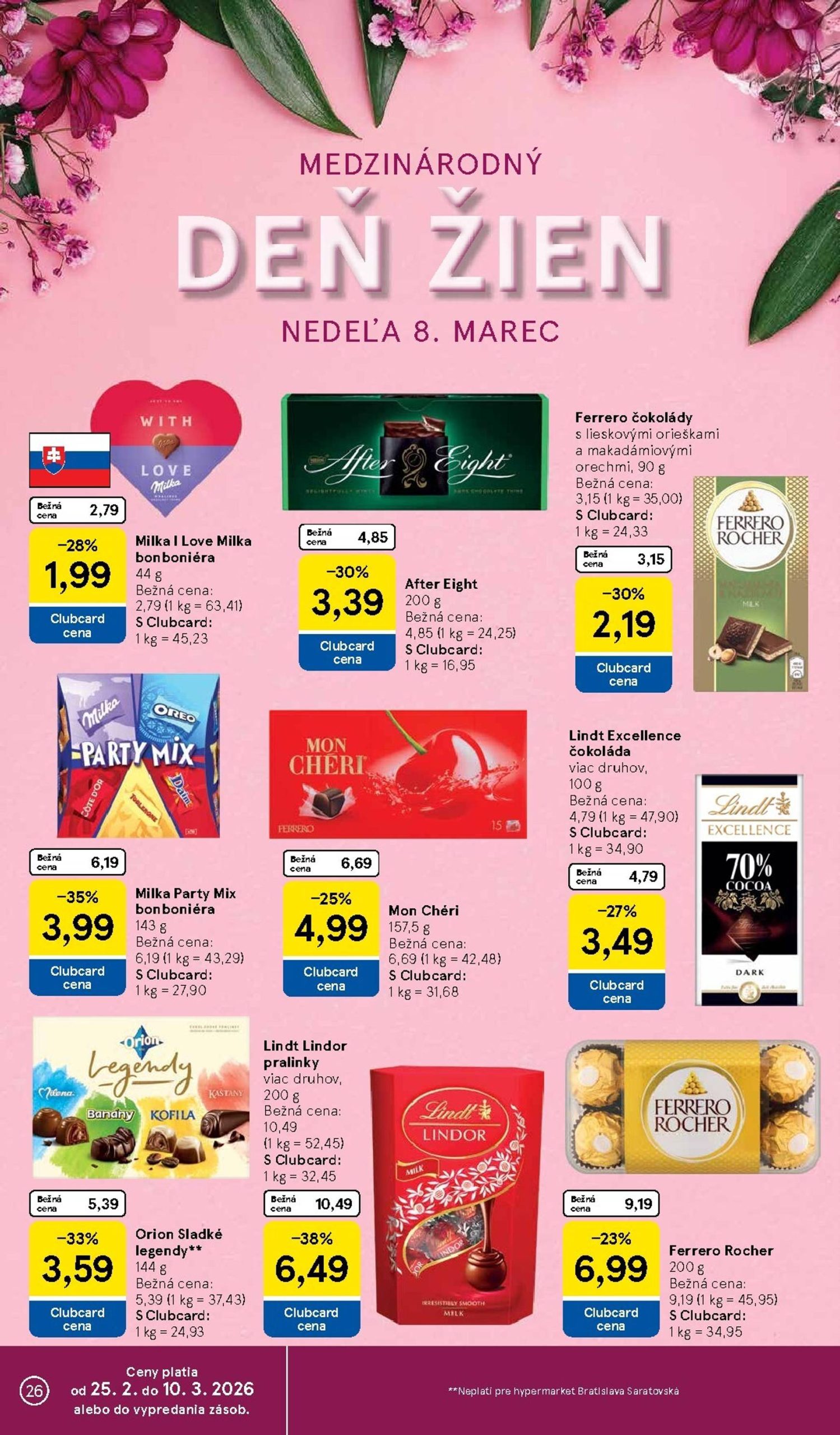 Page 26 of Aktuálny tesco leták platný od stredy 25.02 do 03.03