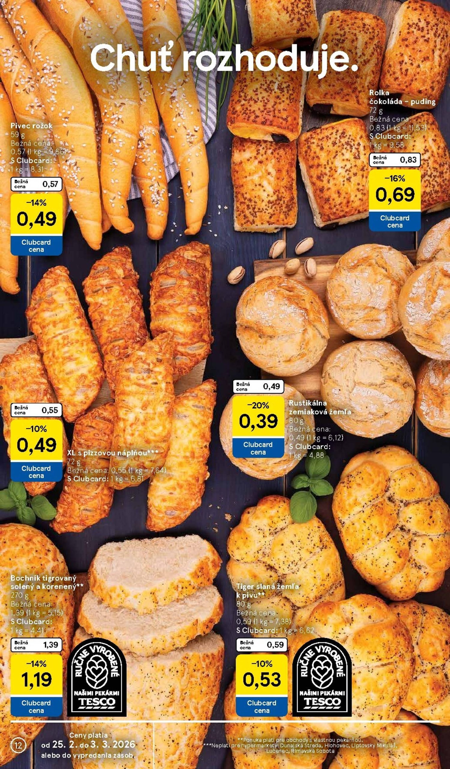 Page 12 of Aktuálny tesco leták platný od stredy 25.02 do 03.03