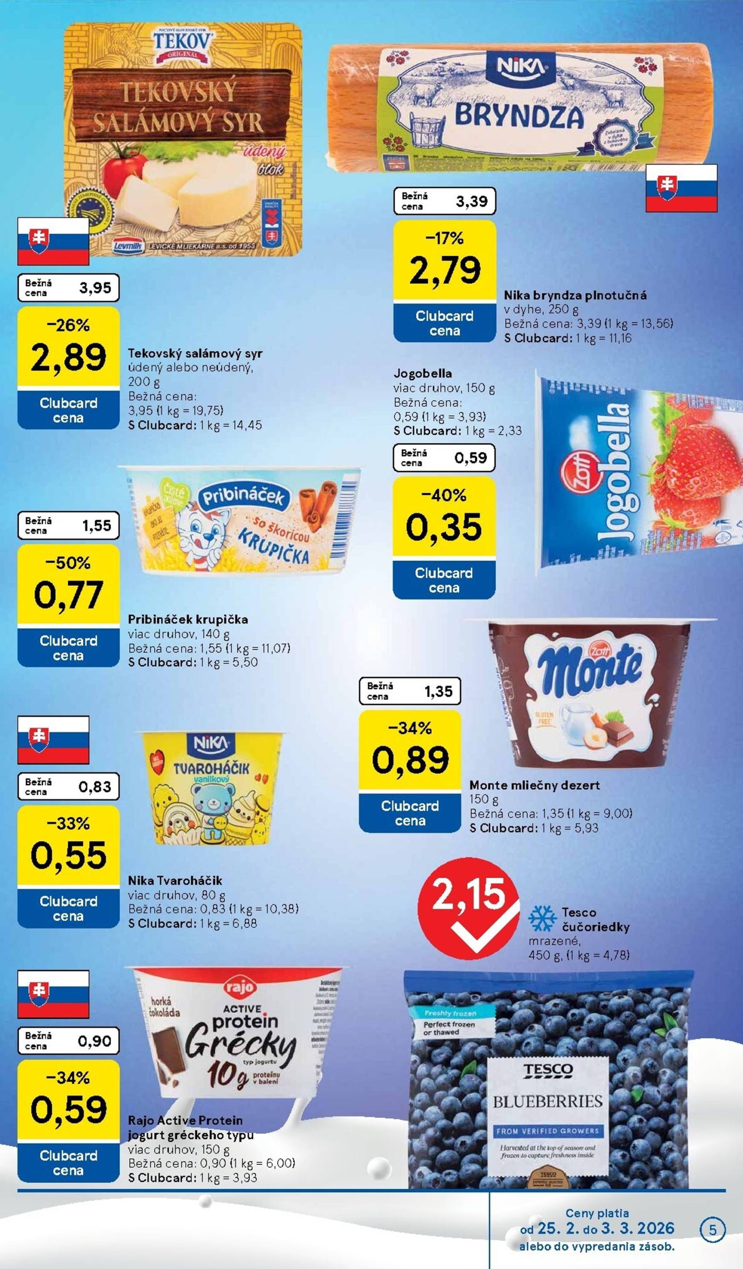 Page 5 of Aktuálny tesco leták platný od stredy 25.02 do 03.03