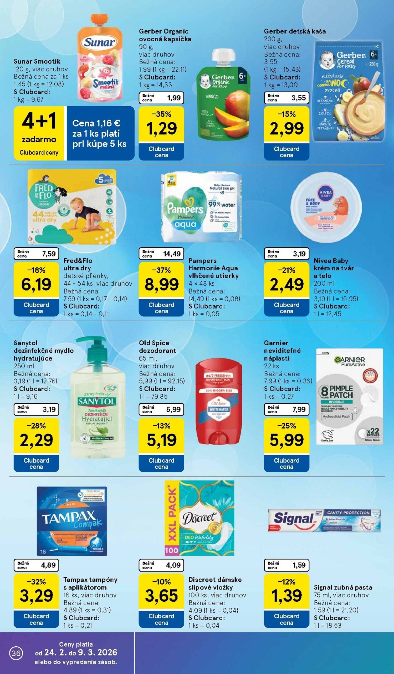 Page 36 of Aktuálny tesco leták platný od stredy 25.02 do 03.03