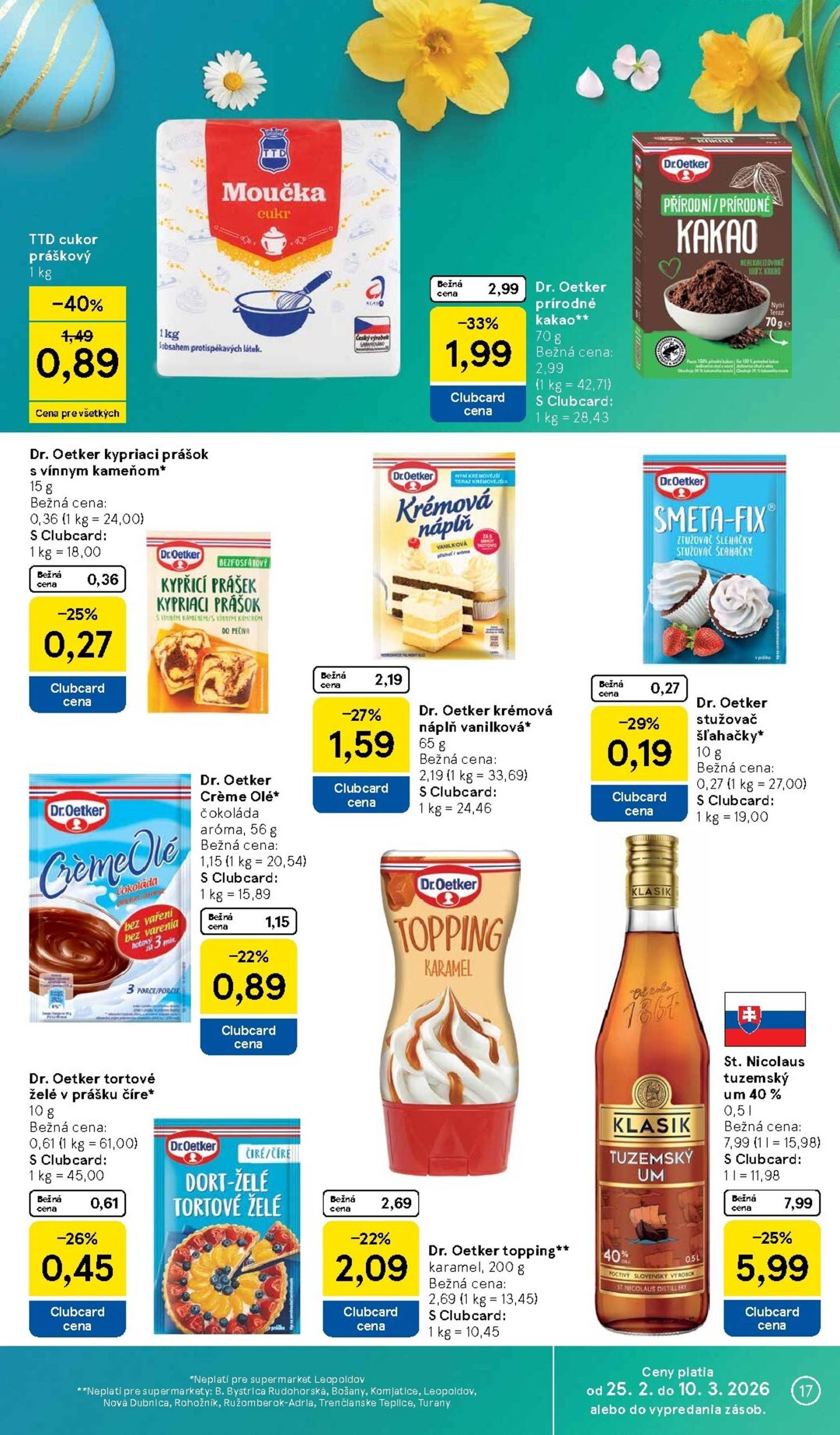 Page 17 of Aktuálny tesco leták platný od stredy 25.02 do 03.03