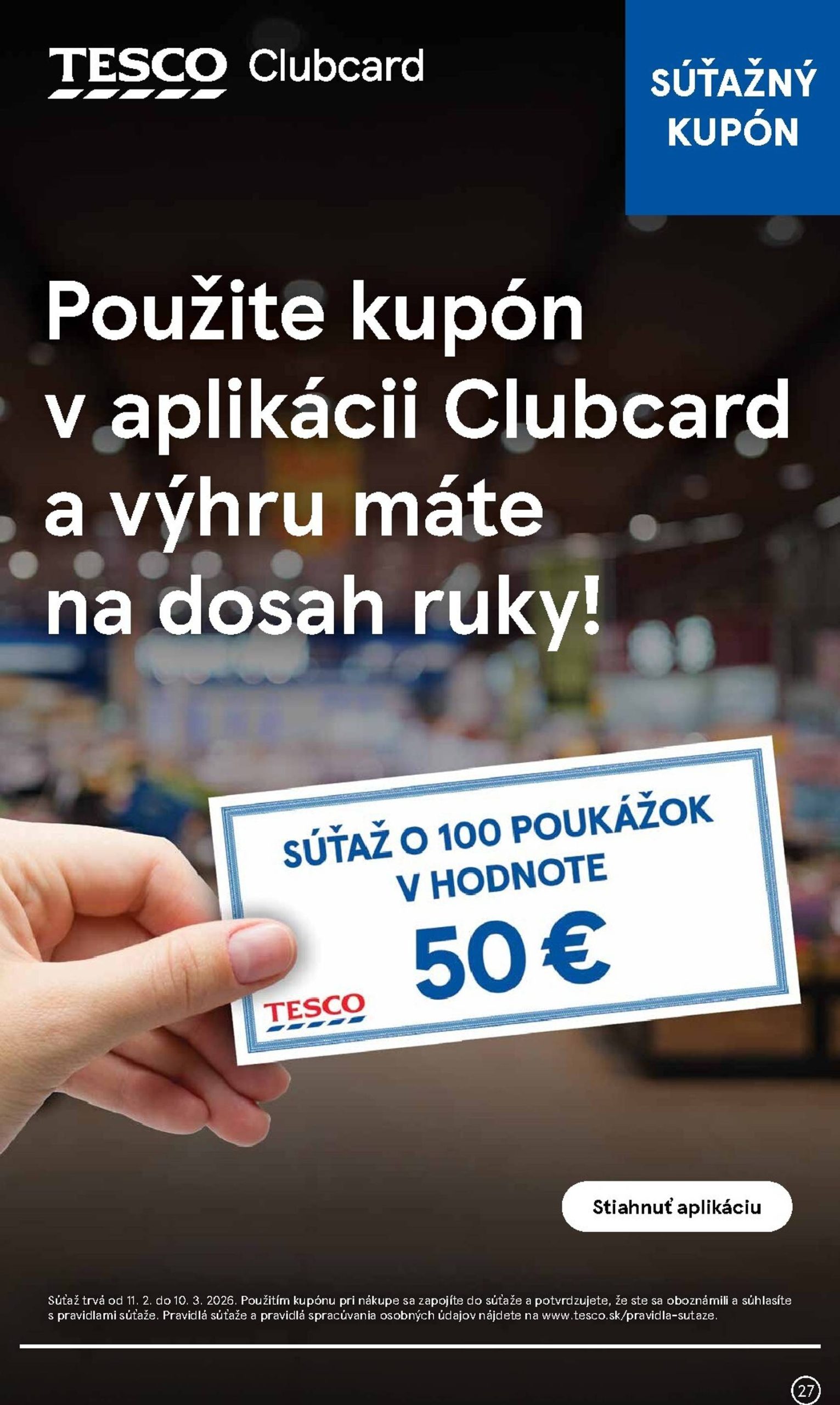 Page 27 of Aktuálny tesco leták platný od stredy 25.02 do 03.03