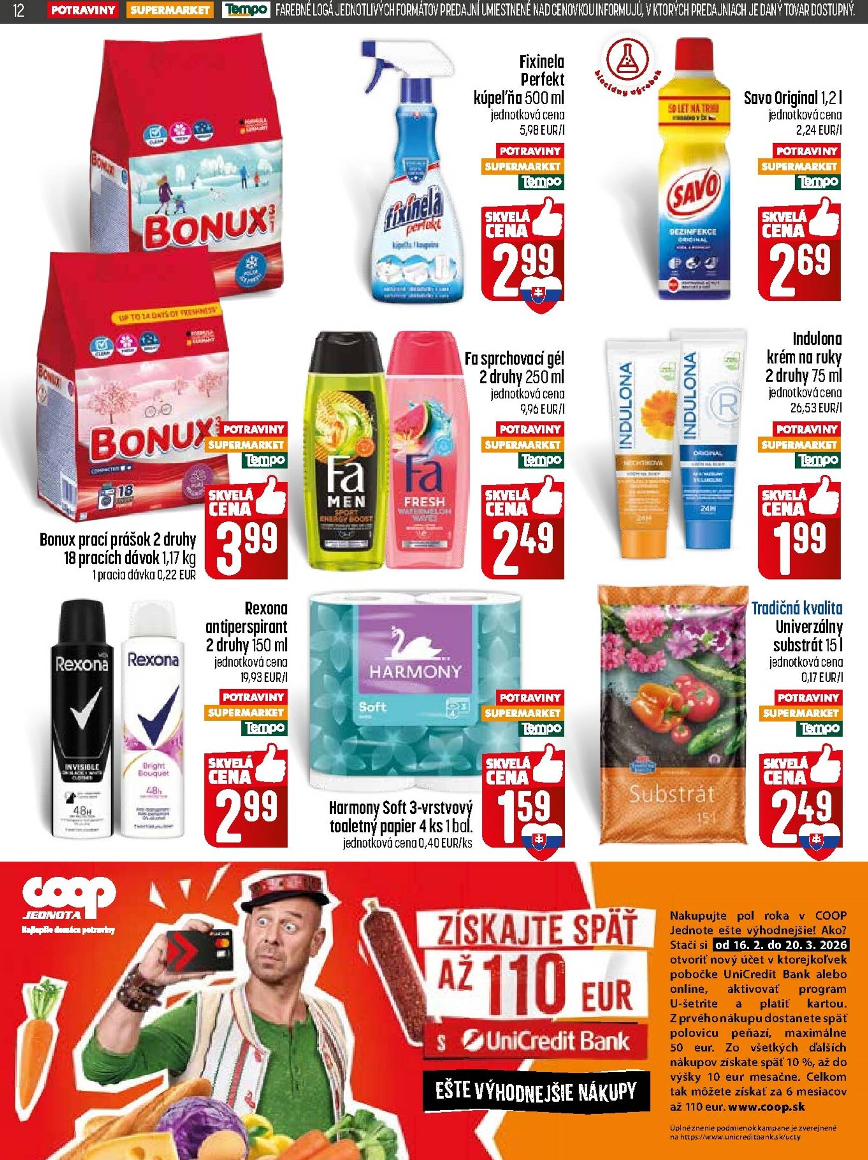 Page 12 of Aktuálny coop-jednota leták platný od štvrtka 26.02 do 04.03