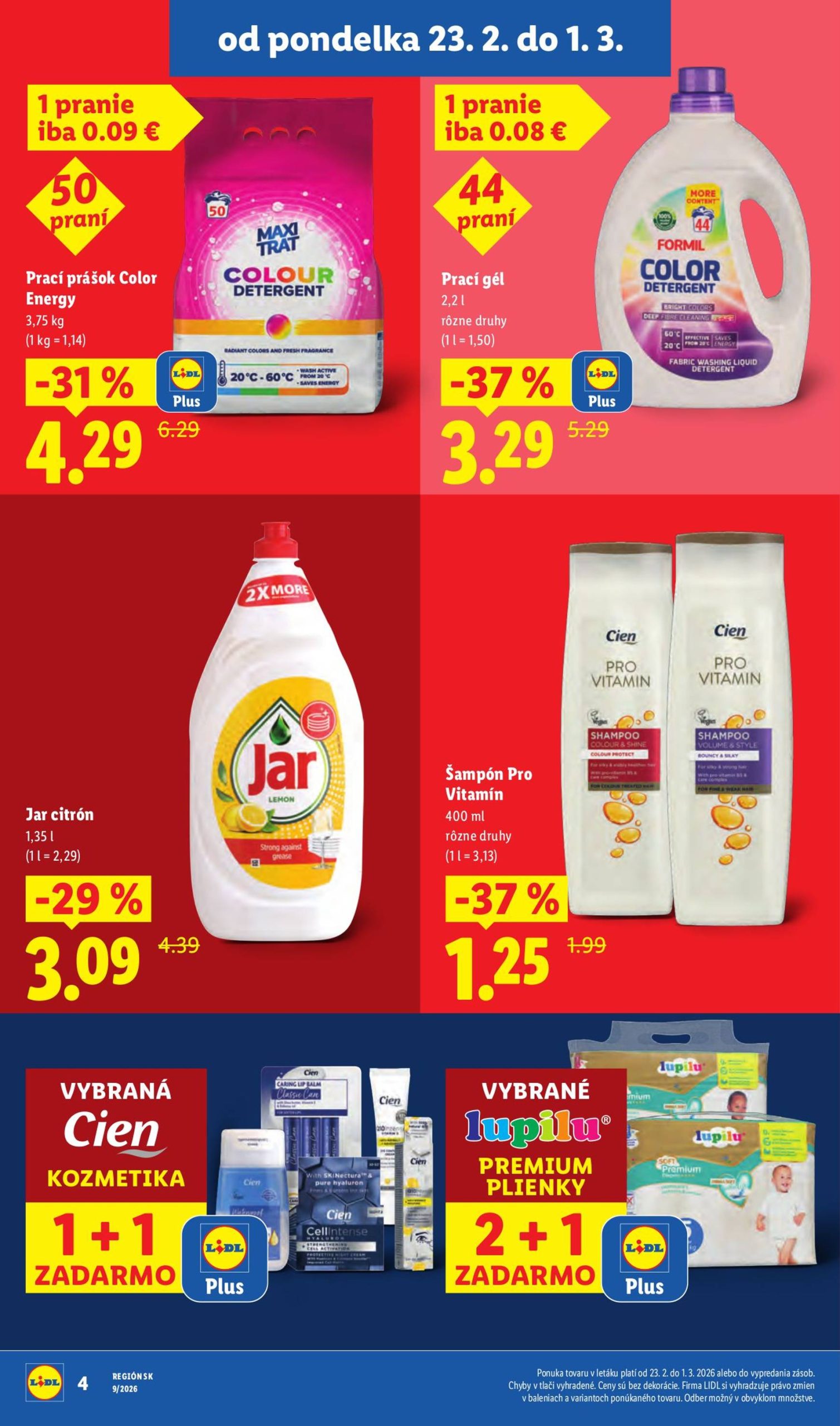 Page 6 of Aktuálny lidl leták platný od pondelka 23.02 do 01.03