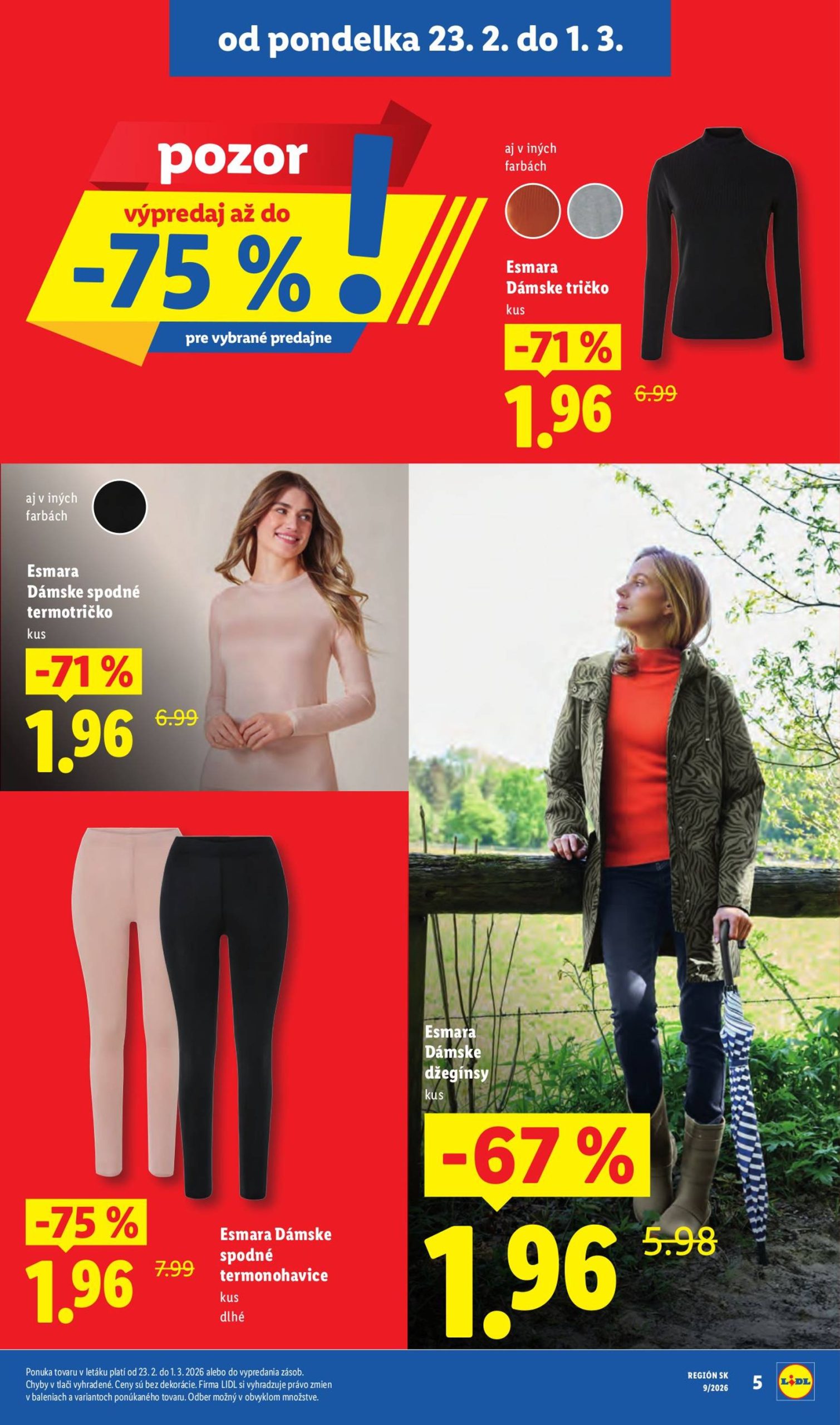 Page 7 of Aktuálny lidl leták platný od pondelka 23.02 do 01.03