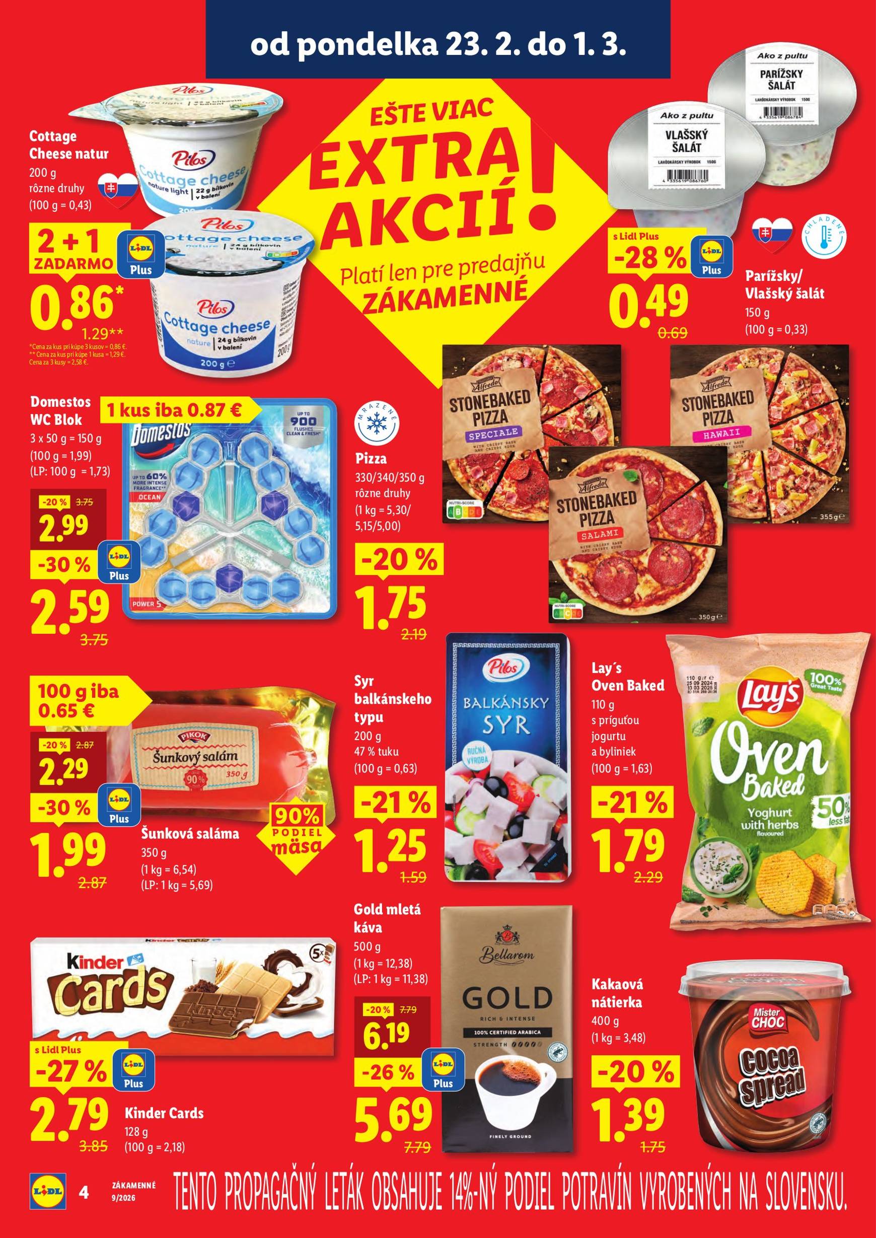 Page 4 of Aktuálny lidl leták platný od pondelka 23.02 do 01.03