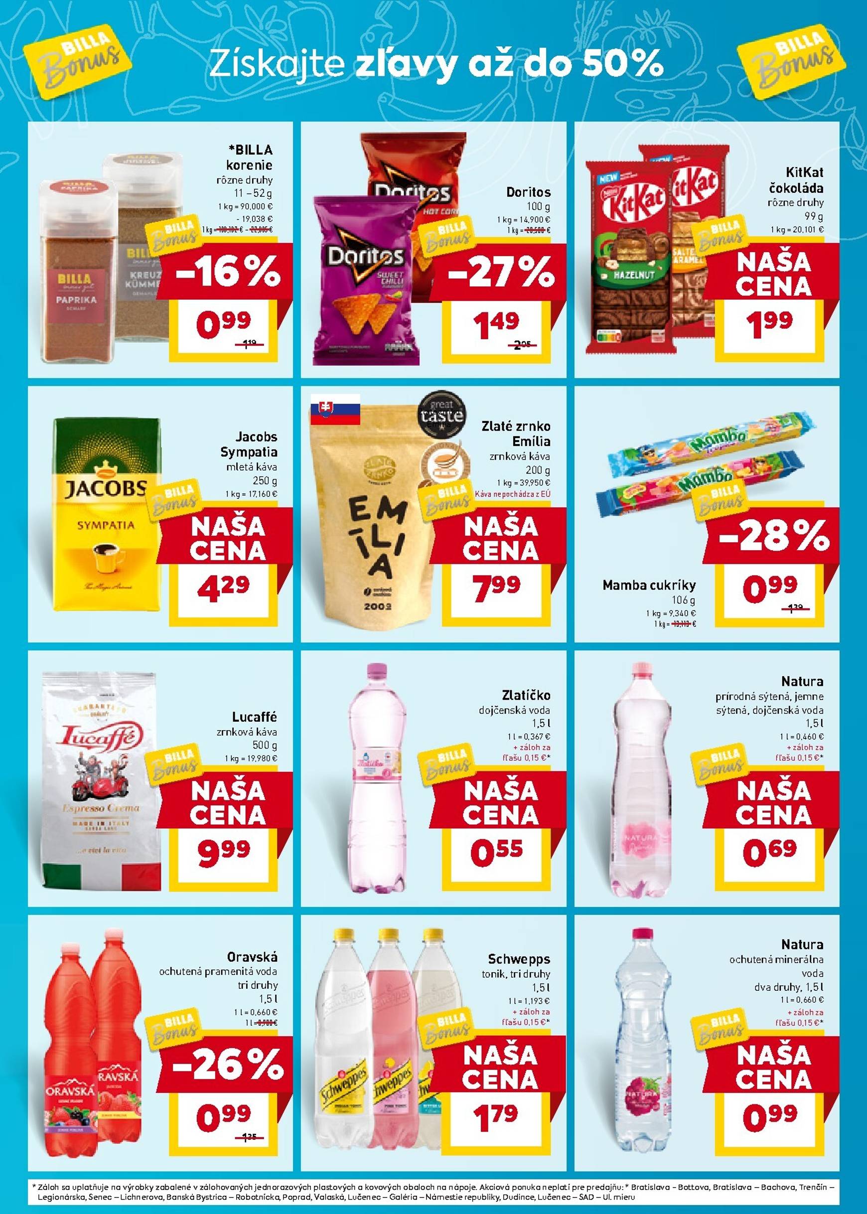 Page 3 of Aktuálny billa leták platný od stredy 25.02 do 03.03