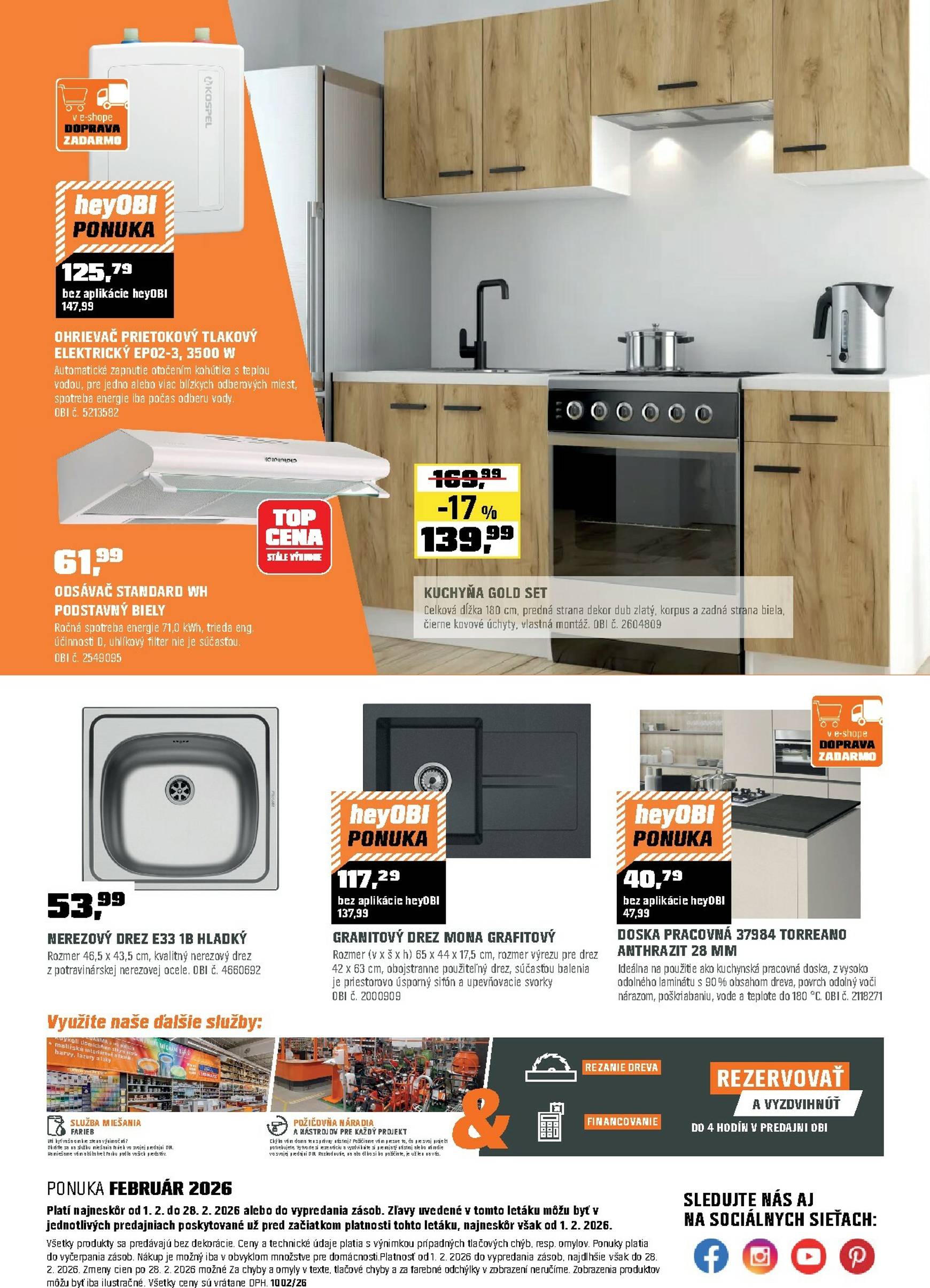 Page 19 of Aktuálny obi leták platný od nedele 01.02 do 28.02