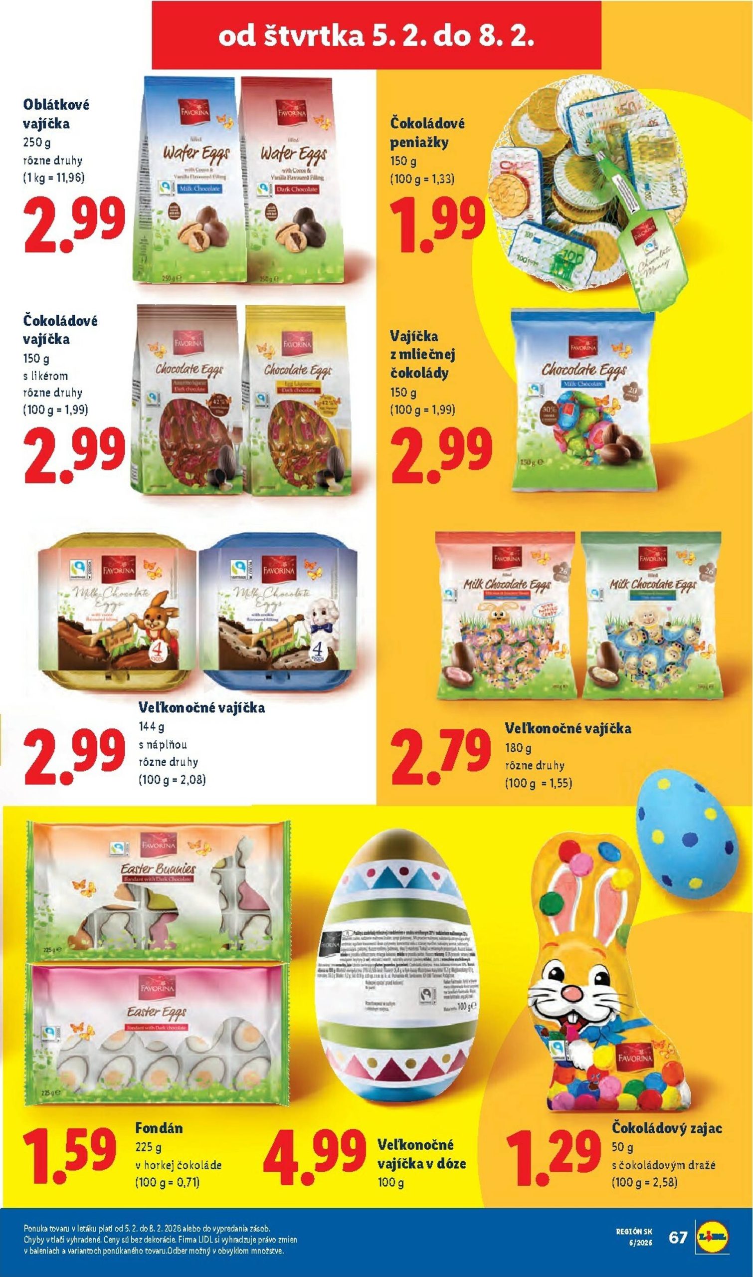 Page 67 of Aktuálny lidl leták platný od pondelka 02.02 do 08.02