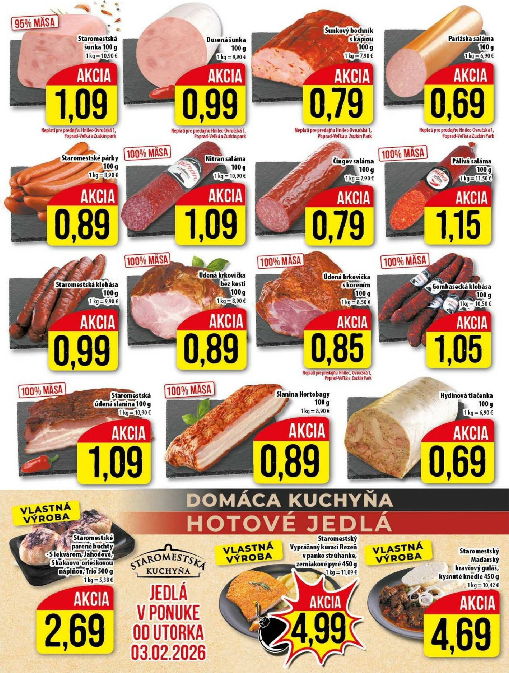 Page 5 of Aktuálny klas leták platný od pondelka 02.02 do 08.02