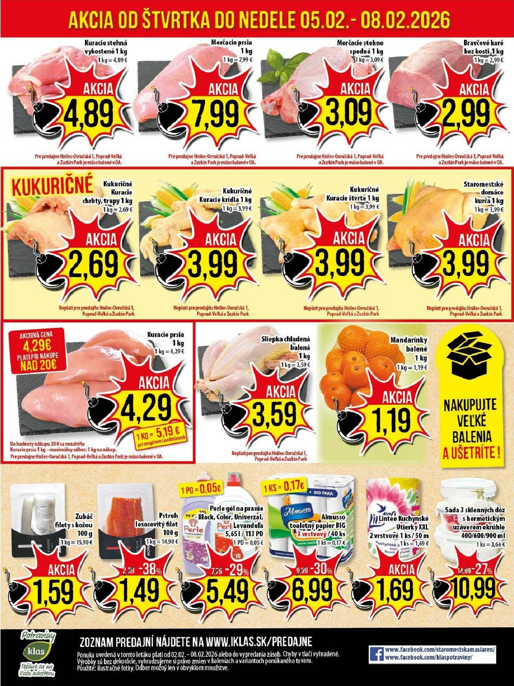 Page 25 of Aktuálny klas leták platný od pondelka 02.02 do 08.02