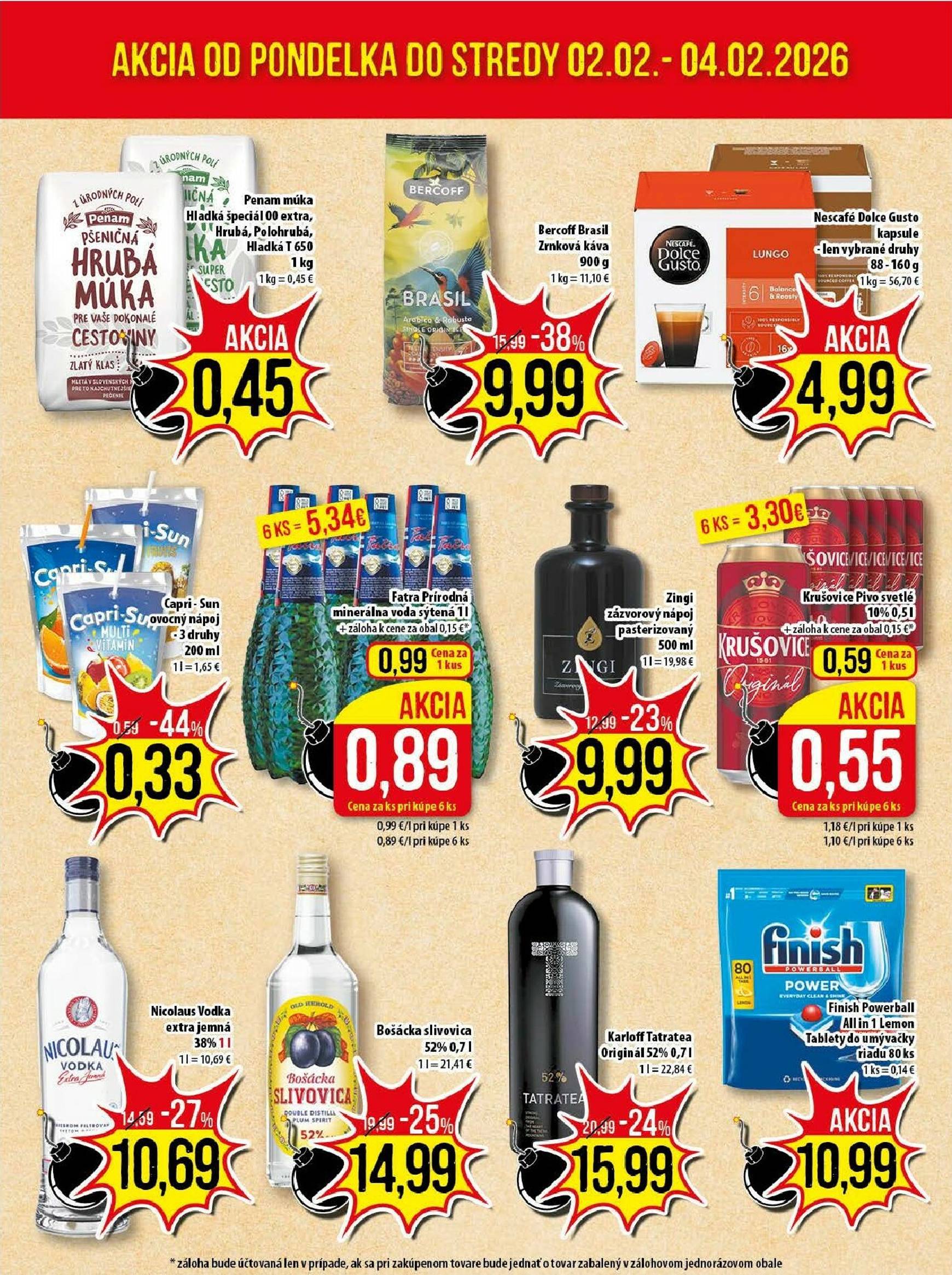 Page 3 of Aktuálny klas leták platný od pondelka 02.02 do 08.02