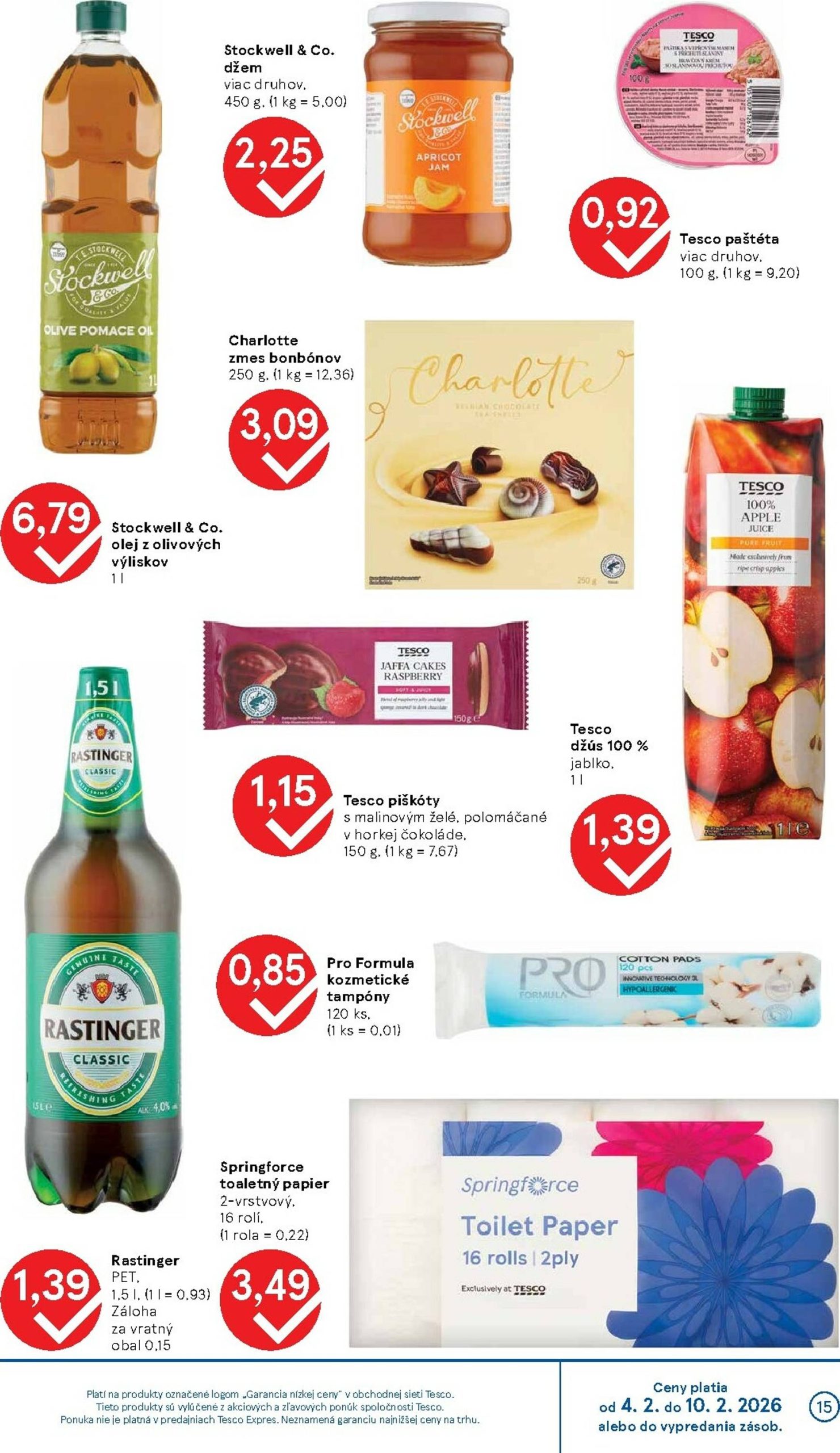 Page 15 of Aktuálny tesco leták platný od stredy 04.02 do 10.02