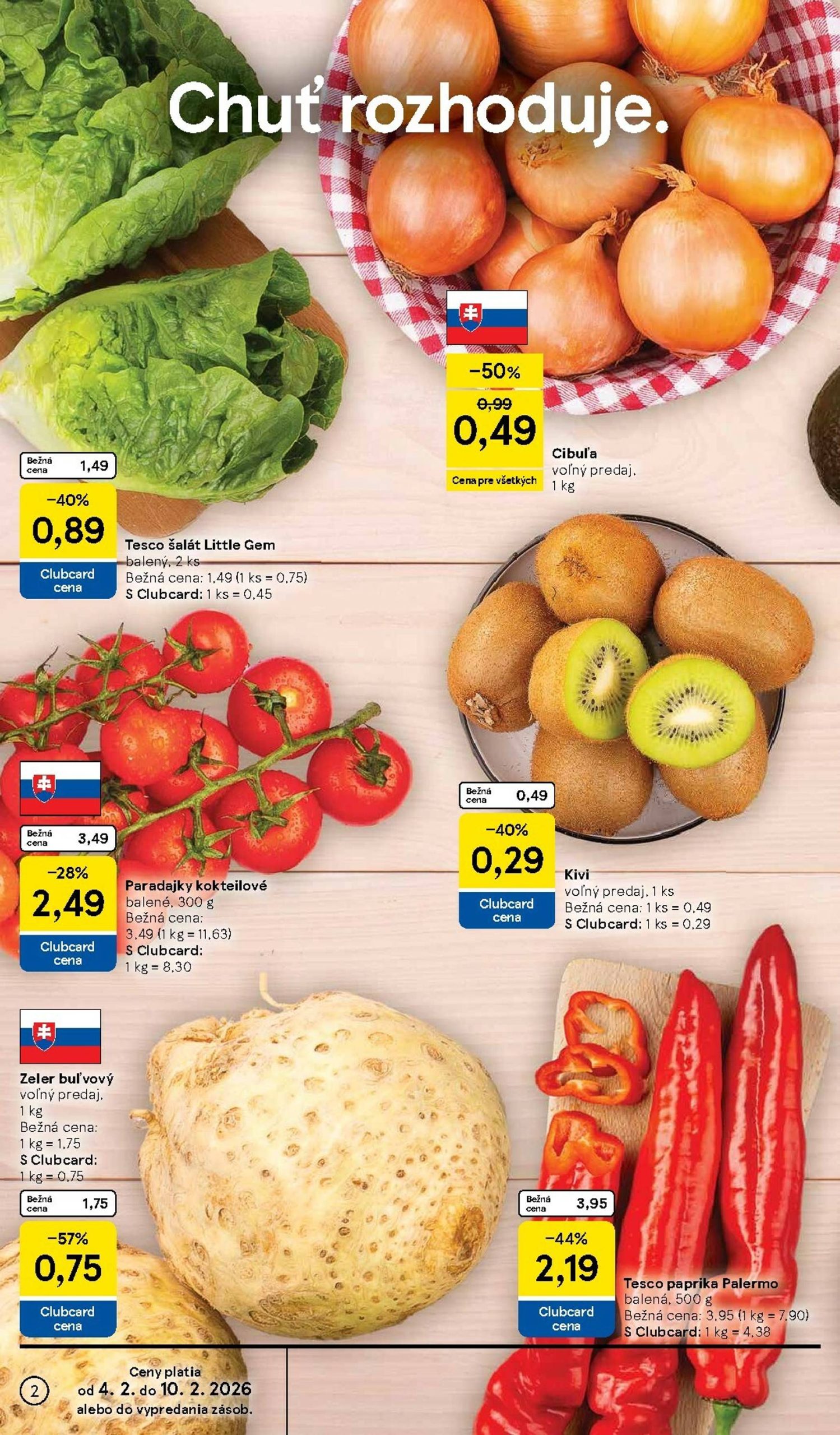 Page 2 of Aktuálny tesco leták platný od stredy 04.02 do 10.02