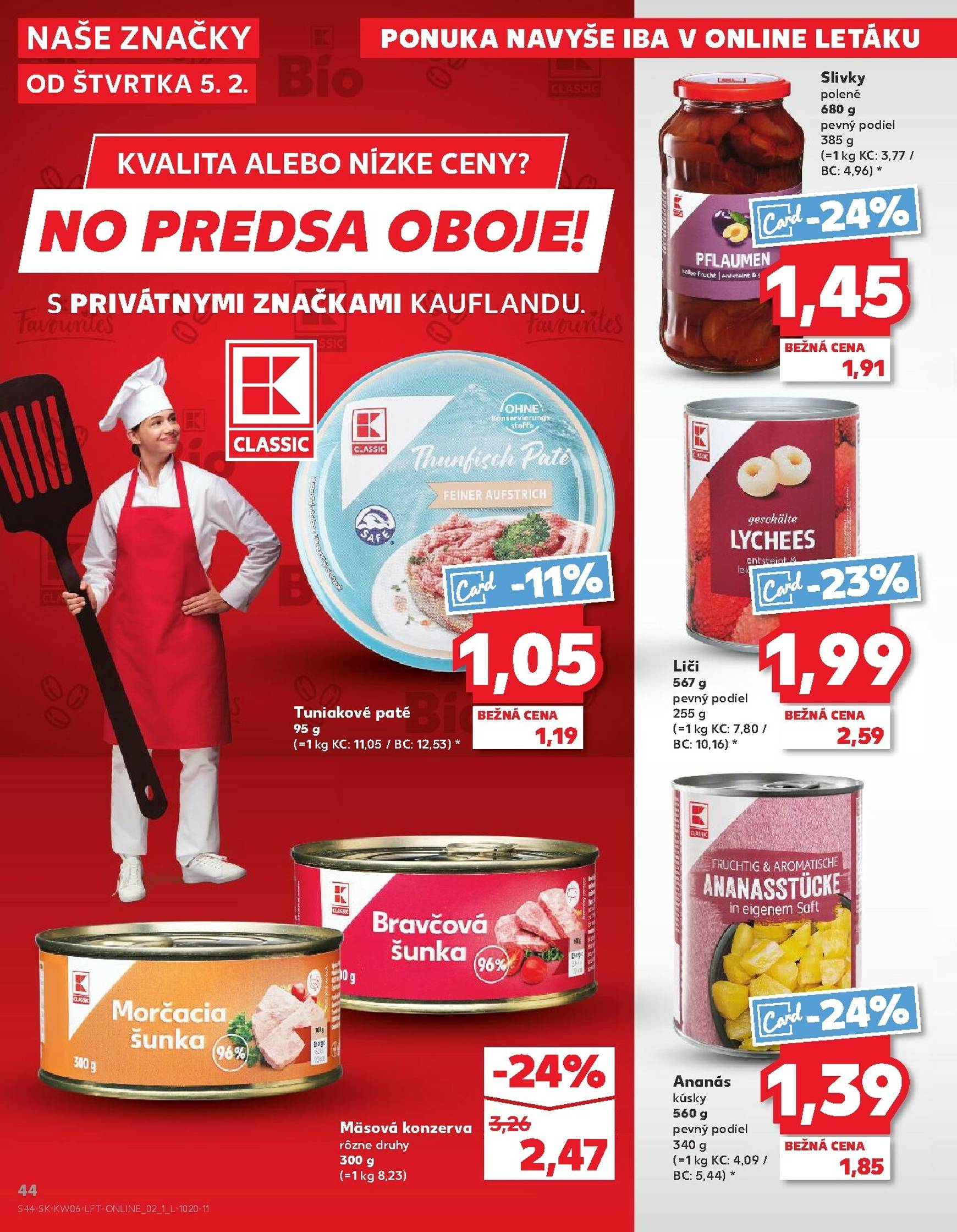 Page 44 of Aktuálny kaufland leták platný od štvrtka 05.02 do 11.02