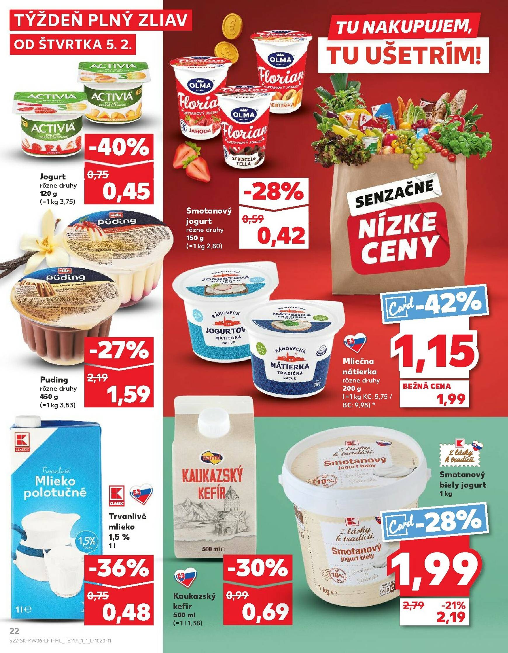 Page 22 of Aktuálny kaufland leták platný od štvrtka 05.02 do 11.02