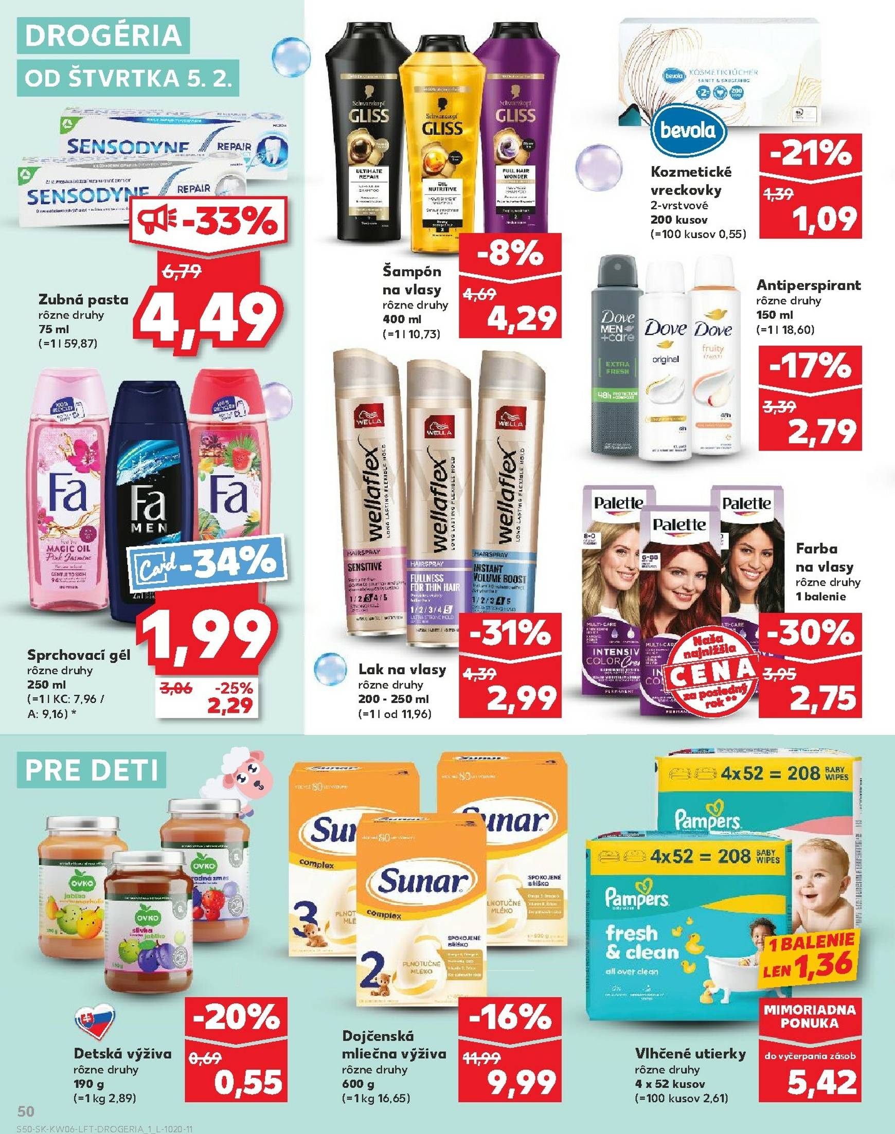 Page 50 of Aktuálny kaufland leták platný od štvrtka 05.02 do 11.02
