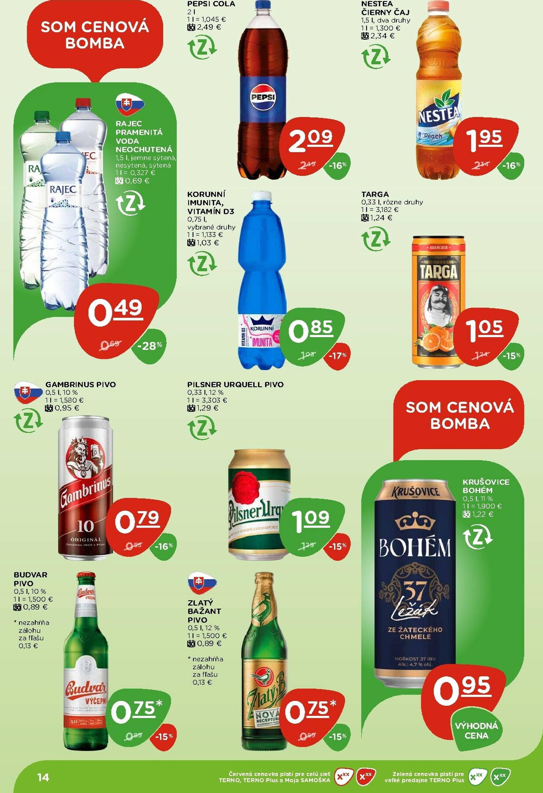 Page 14 of Aktuálny terno leták platný od štvrtka 05.02 do 11.02