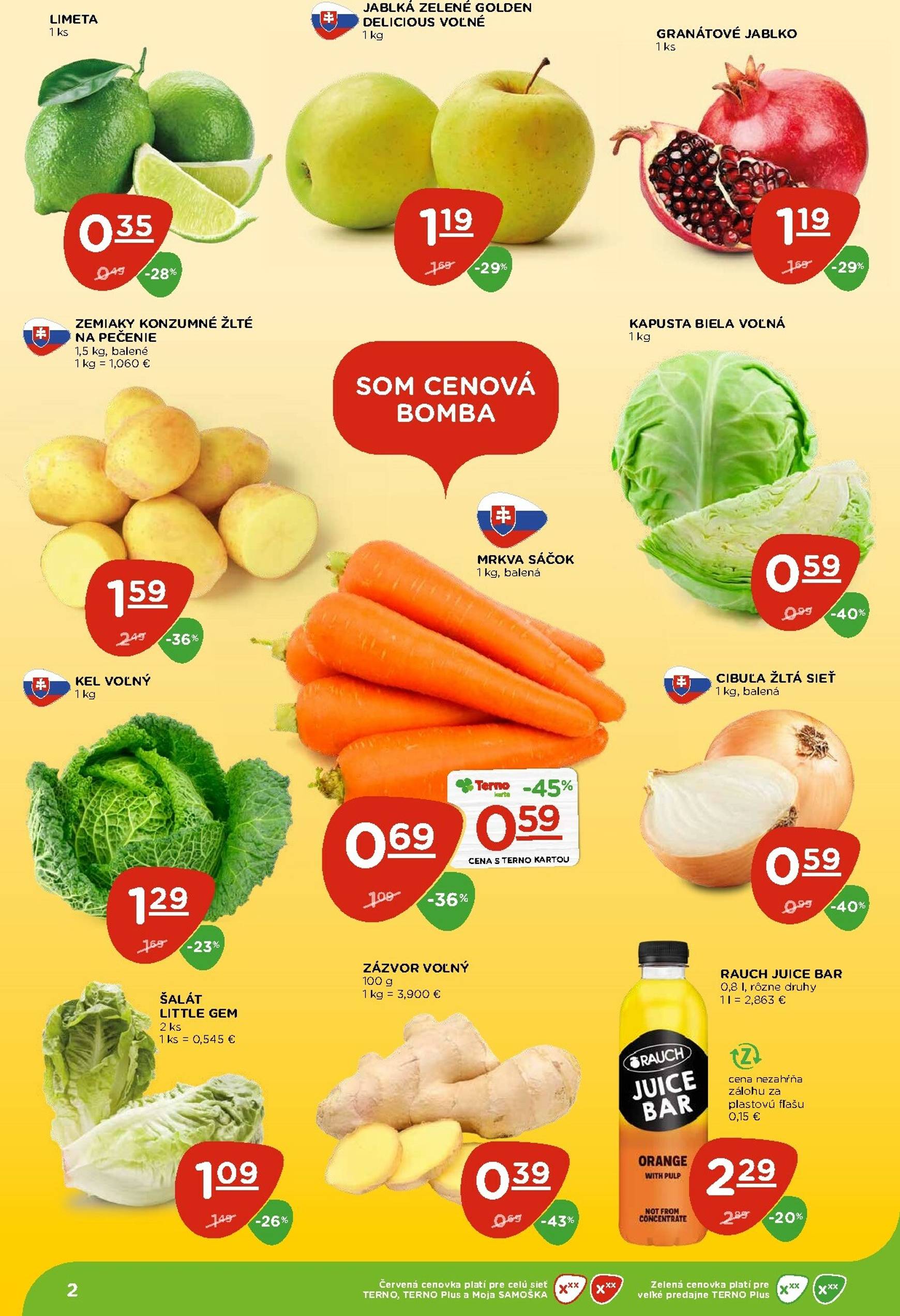 Page 2 of Aktuálny terno leták platný od štvrtka 05.02 do 11.02