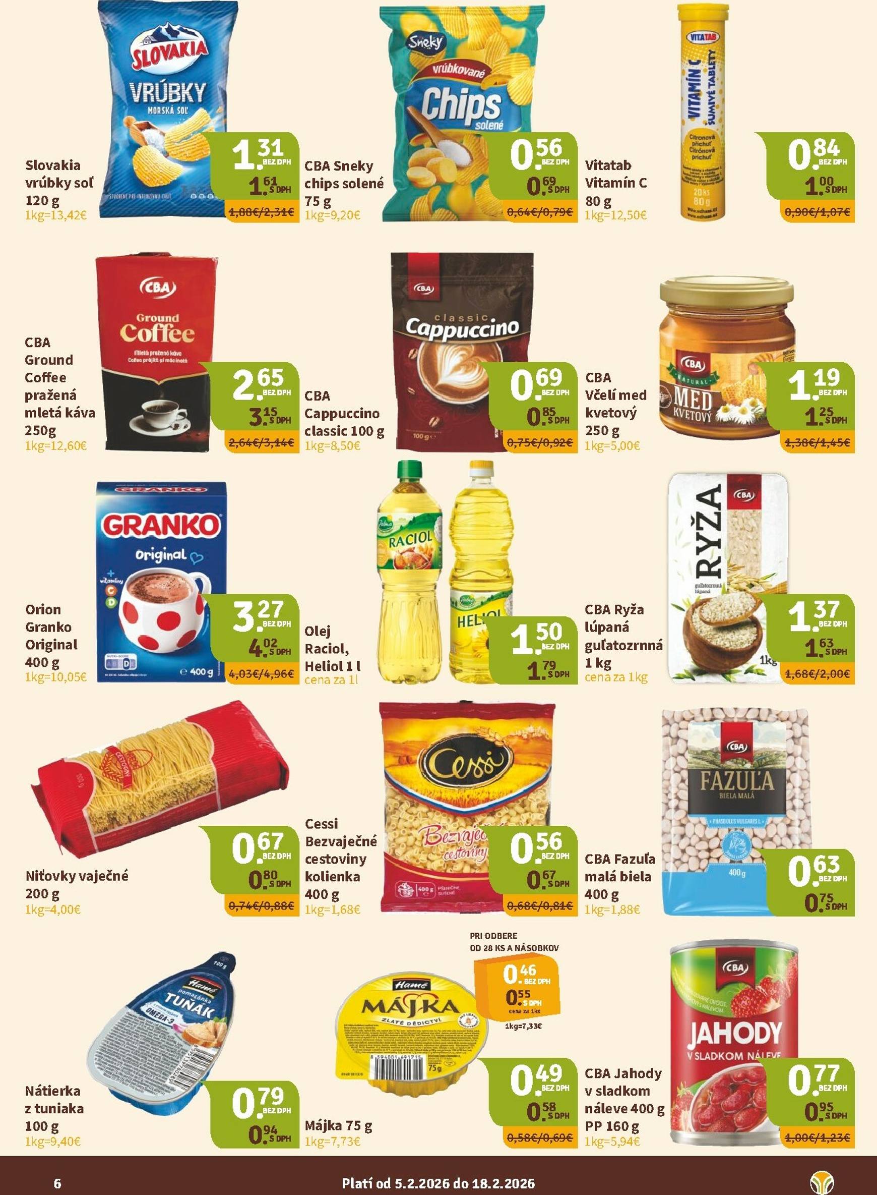 Page 6 of Aktuálny nitrazdroj leták platný od štvrtka 05.02 do 18.02