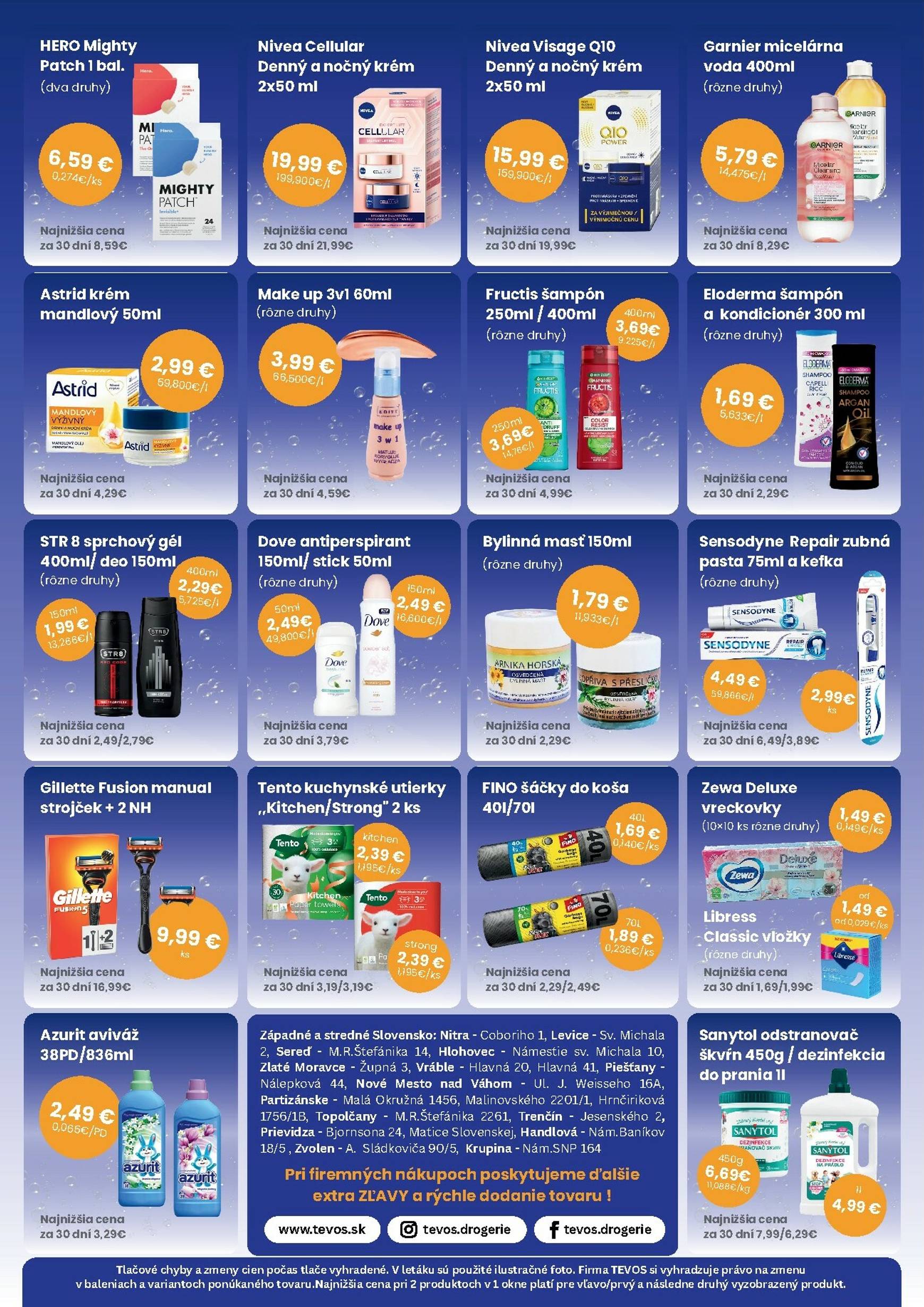 Page 2 of Aktuálny tevos-drogerie leták platný od utorka 03.02 do 20.02