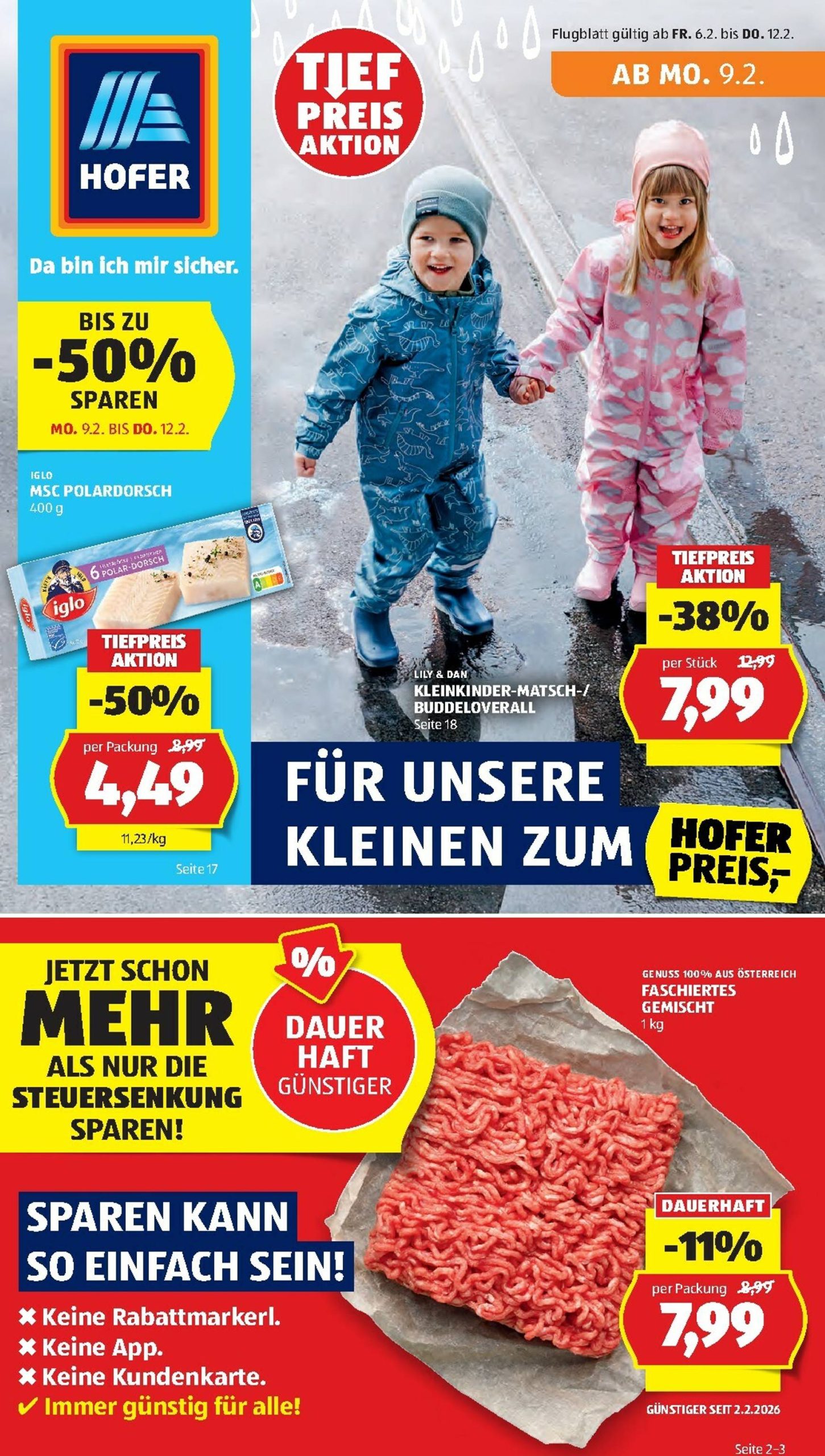 Page 1 of Aktuálny hofer-rakusko leták platný od piatka 06.02 do 12.02