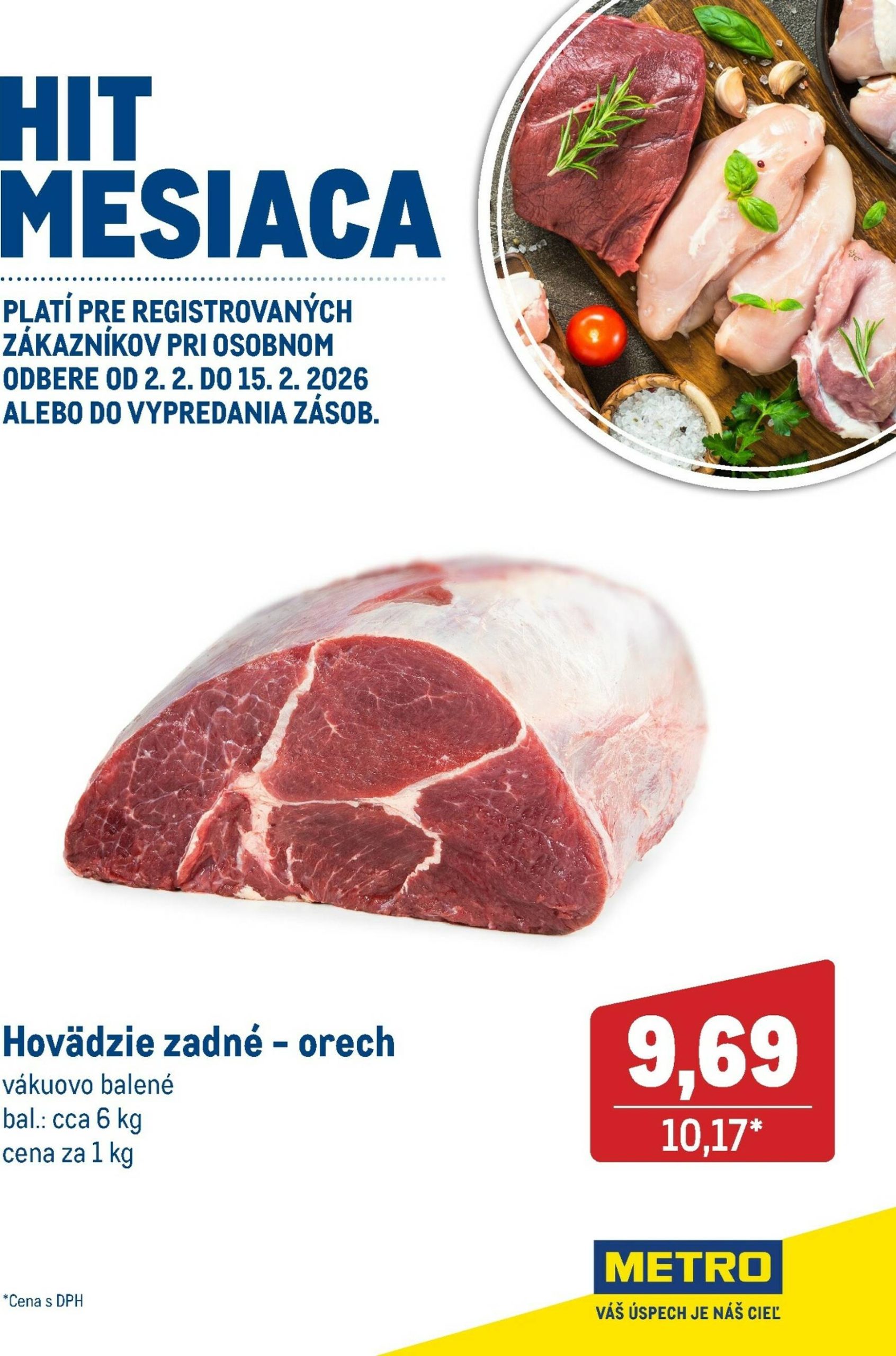 Page 1 of Aktuálny metro leták platný od pondelka 02.02 do 15.02