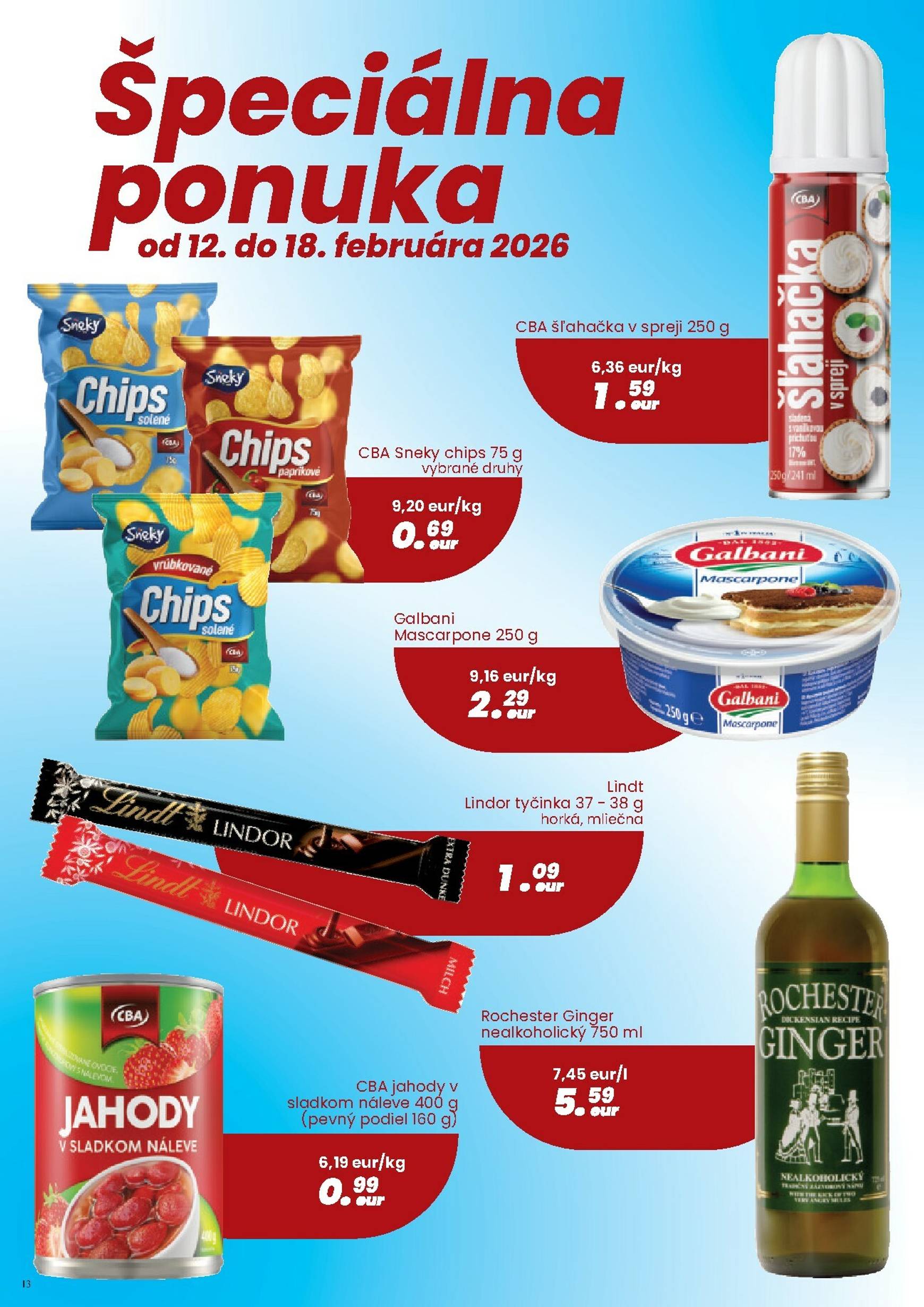 Page 13 of Aktuálny cba leták platný od štvrtka 05.02 do 18.02