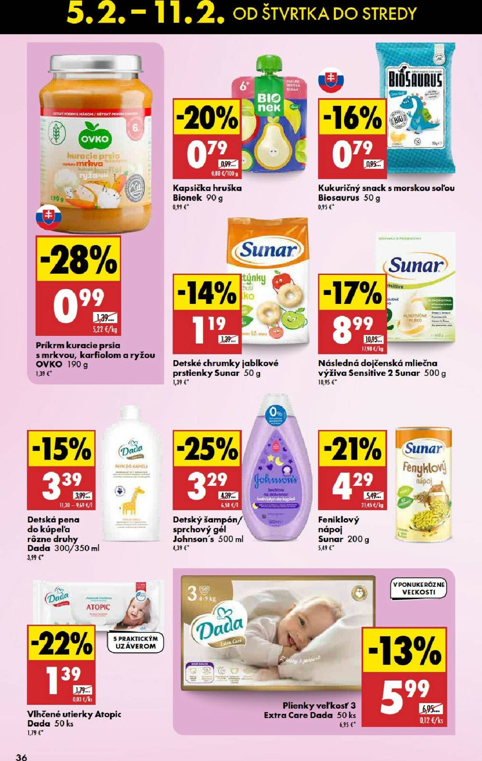 Page 36 of Aktuálny biedronka leták platný od štvrtka 05.02 do 11.02