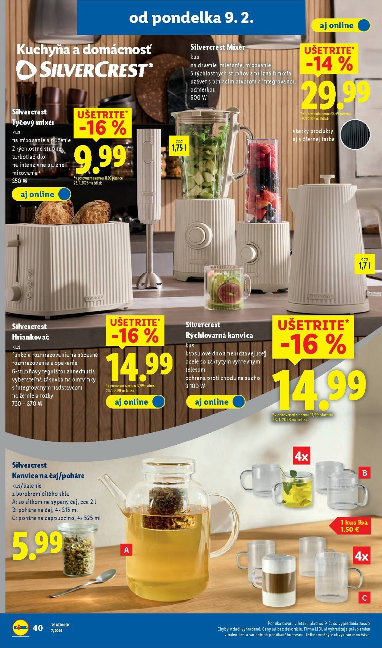 Page 46 of Aktuálny lidl leták platný od pondelka 09.02 do 15.02