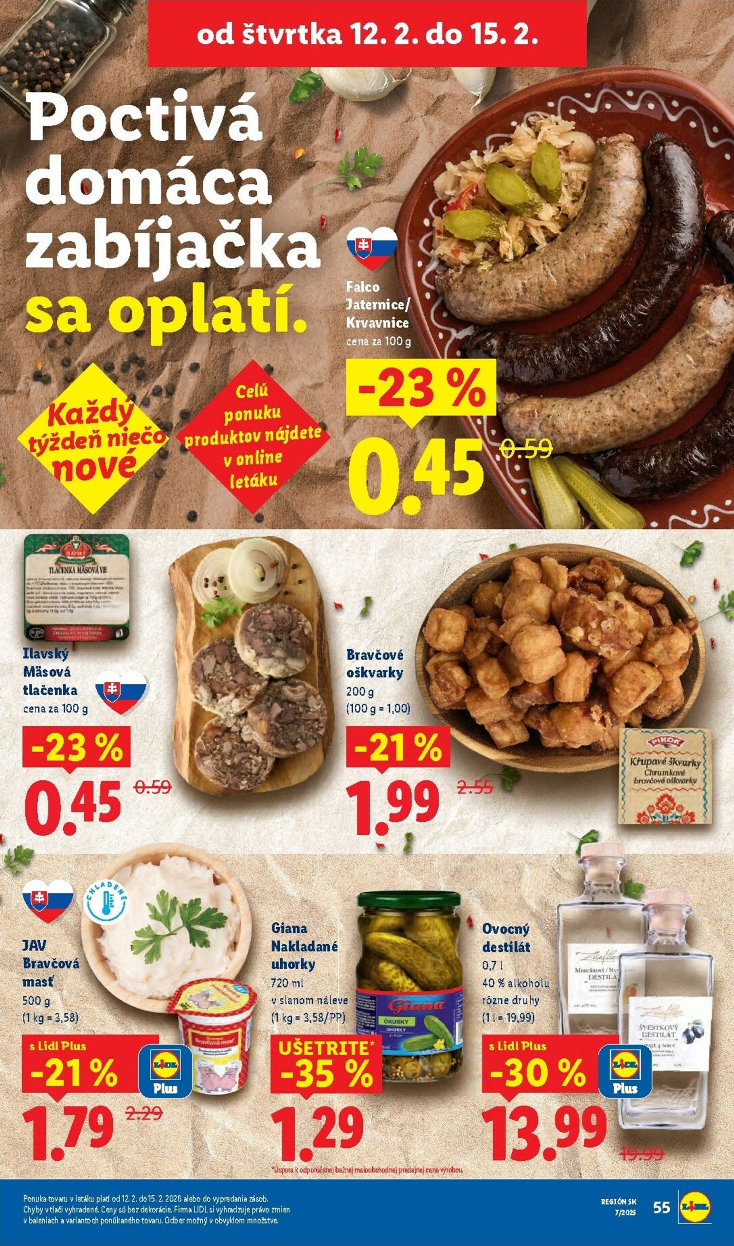 Page 58 of Aktuálny lidl leták platný od pondelka 09.02 do 15.02